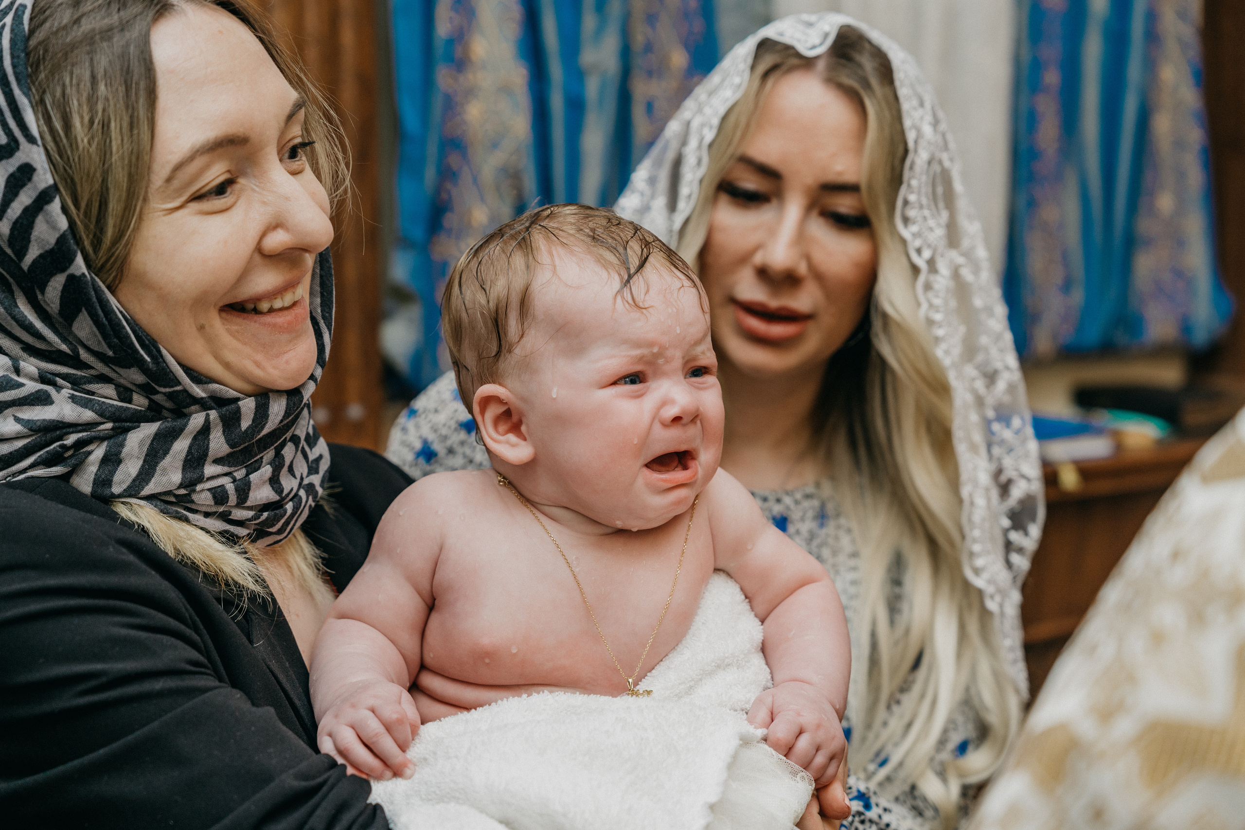 Крещение Марка и Майи. Фотограф Никита Комаров