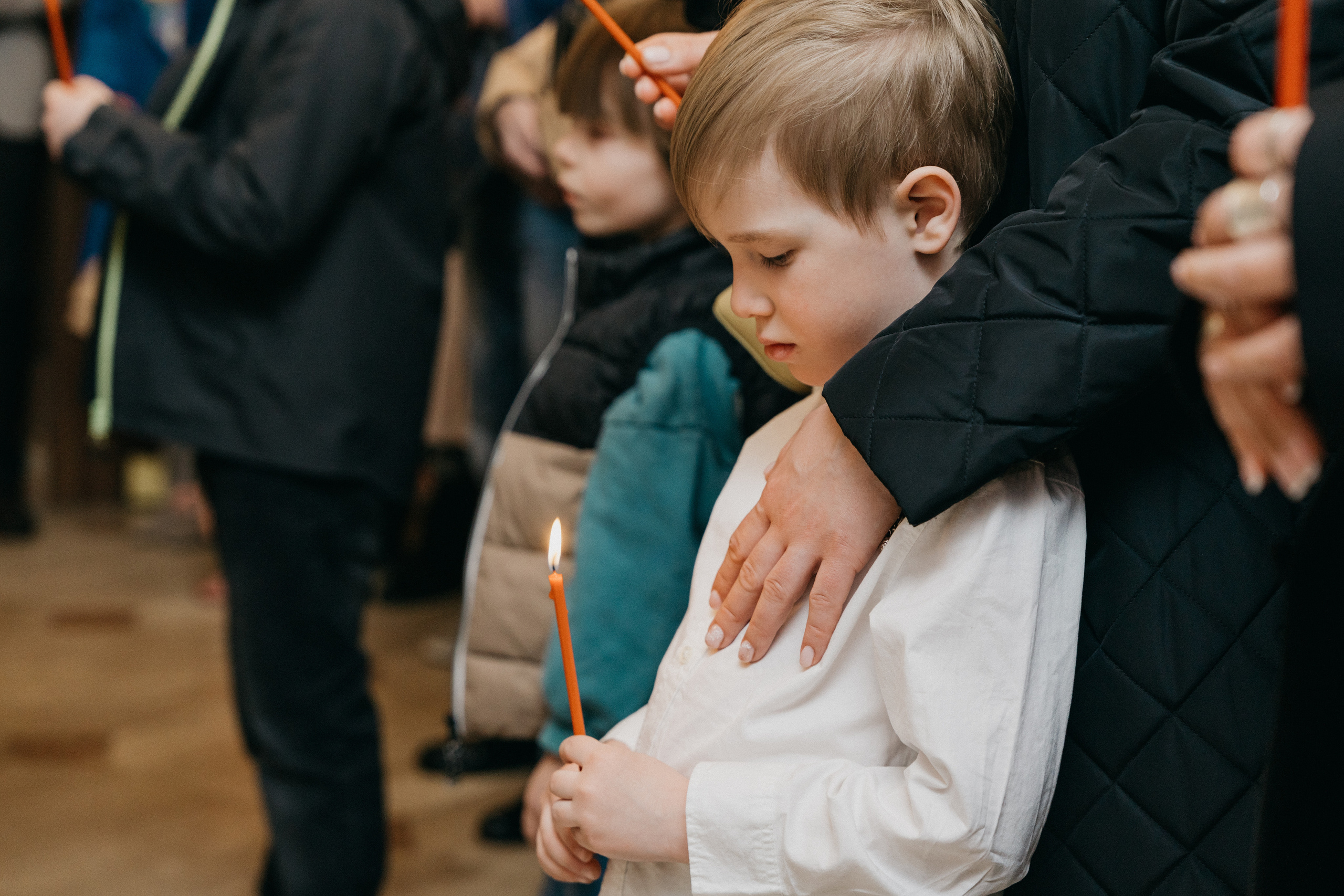 Крещение Марка и Майи. Фотограф Никита Комаров