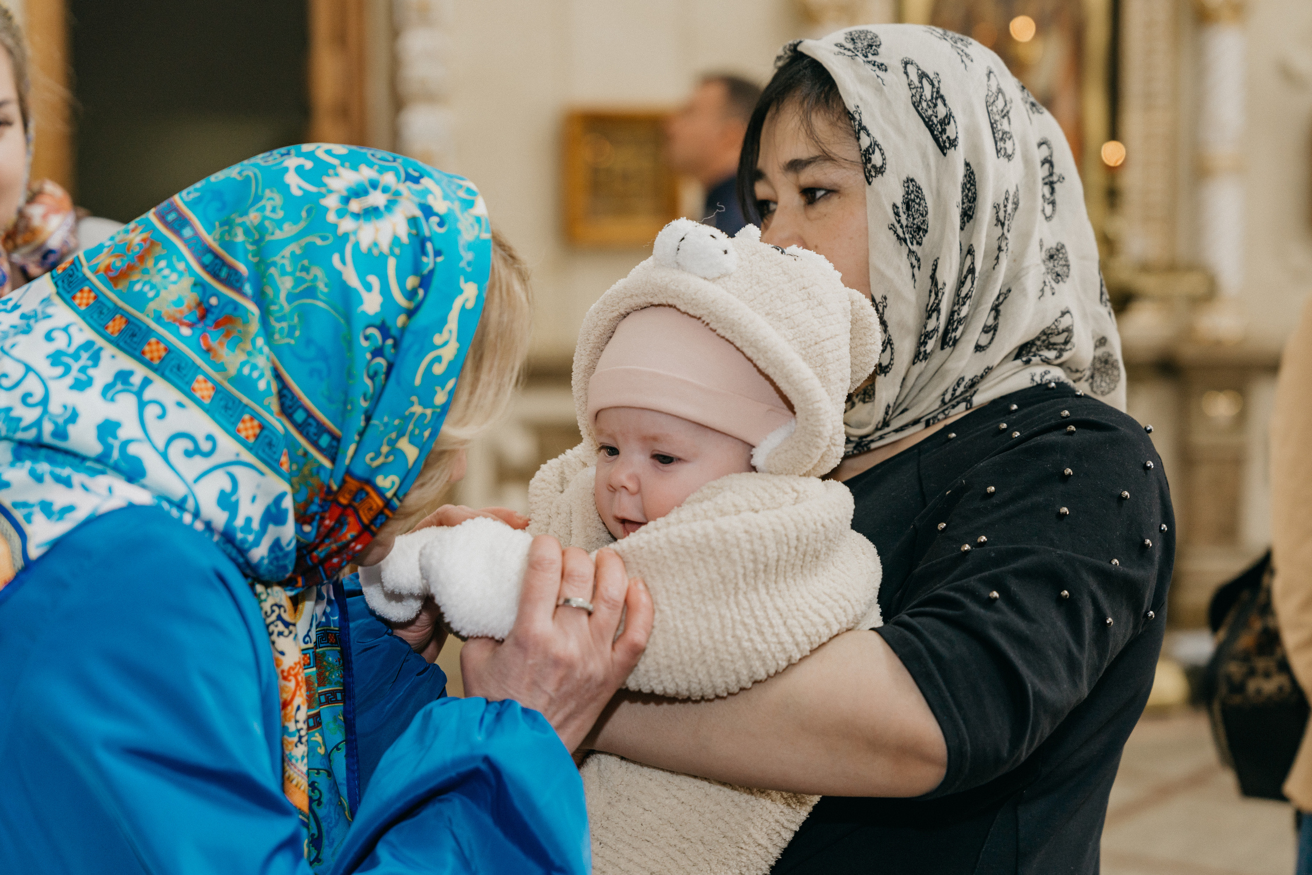 Крещение Марка и Майи. Фотограф Никита Комаров