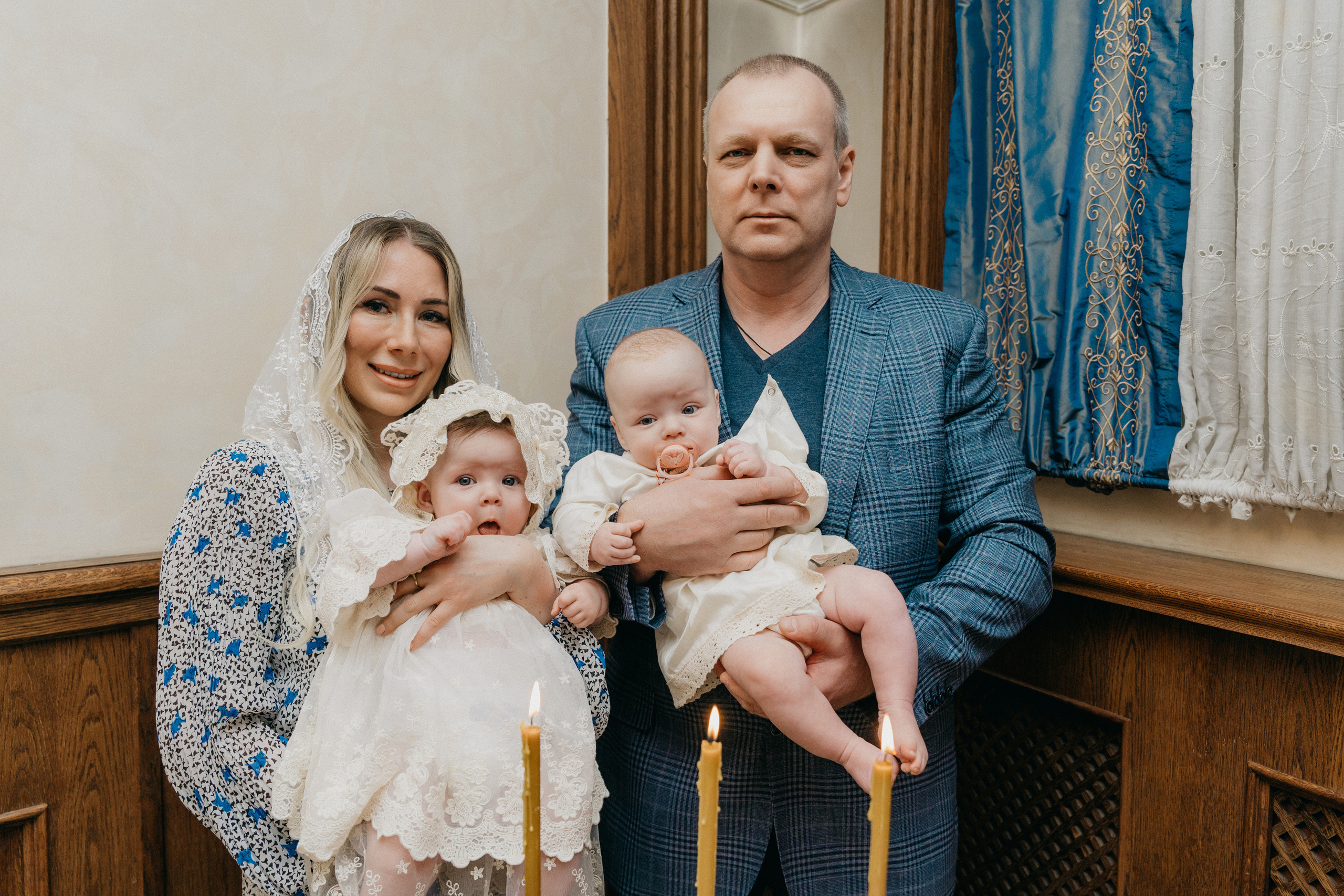 Крещение Марка и Майи. Фотограф Никита Комаров