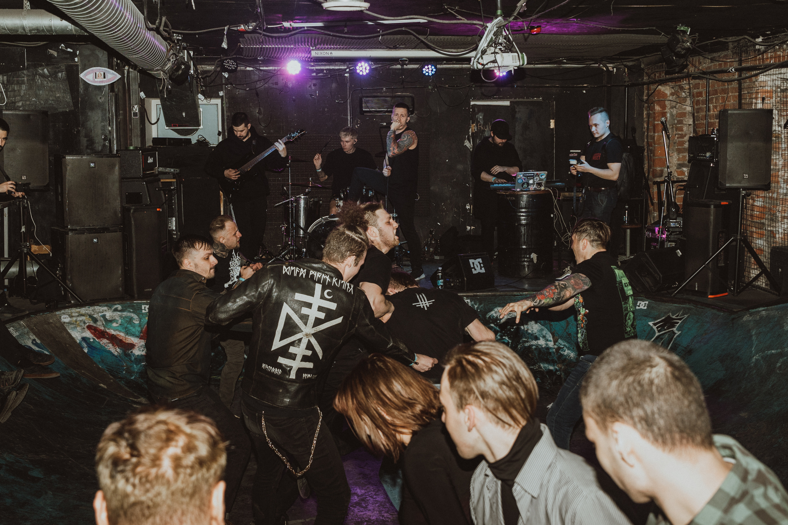 SADNESS OF GAIA live at PUNK FICTION 2023. Фотограф Никита Комаров