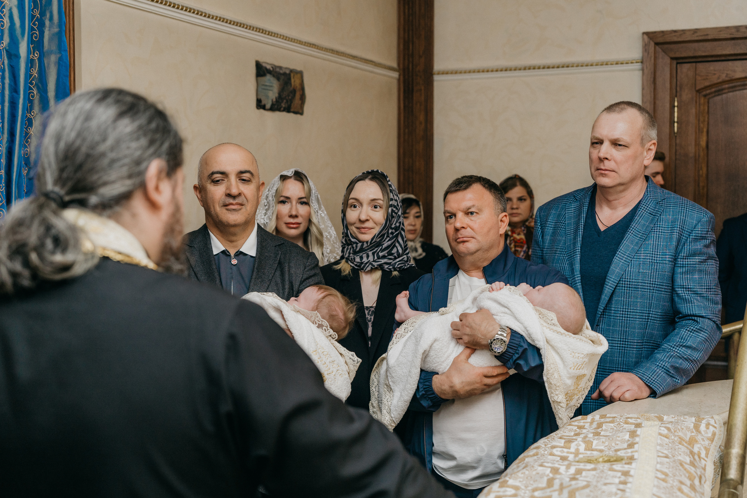 Крещение Марка и Майи. Фотограф Никита Комаров