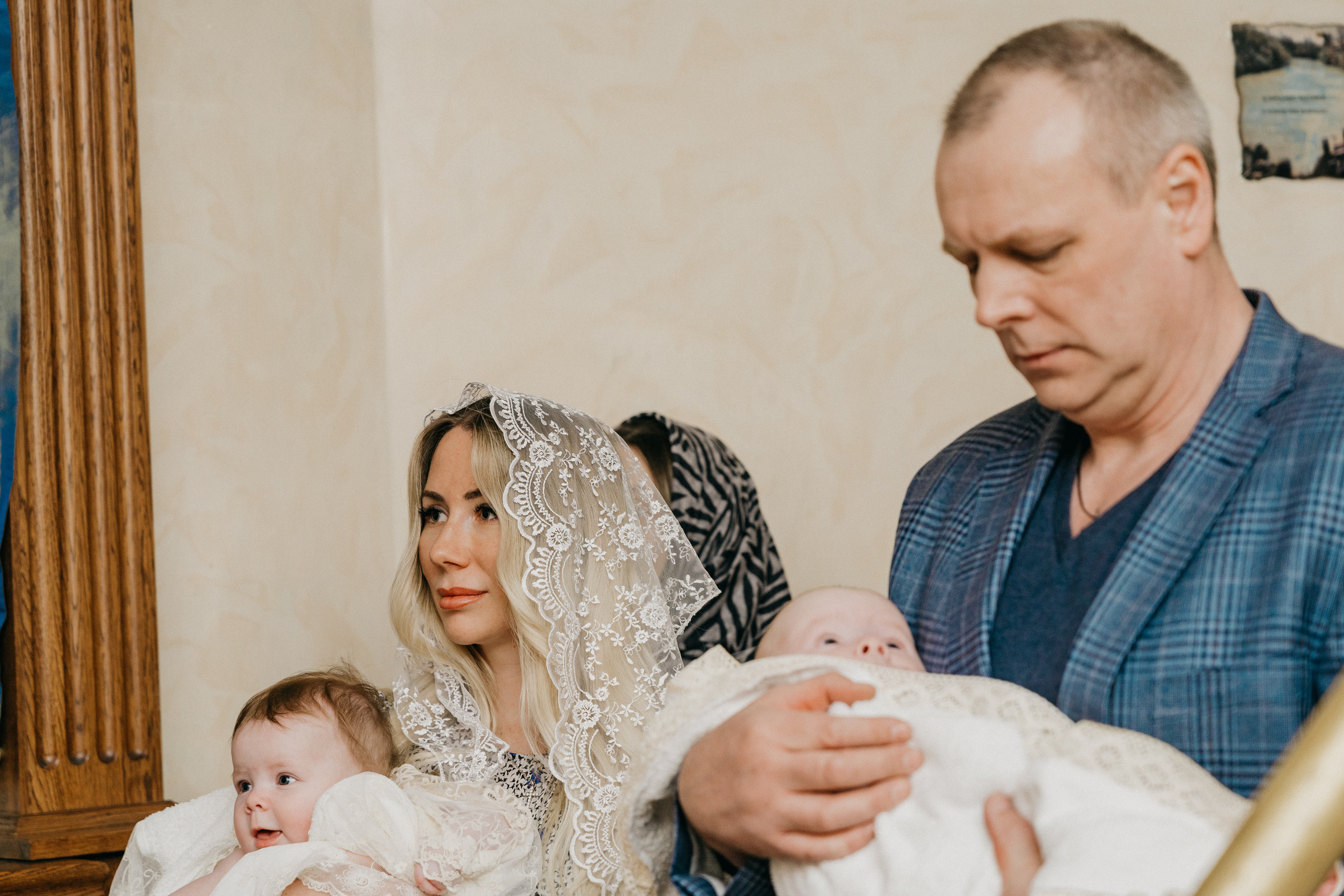 Крещение Марка и Майи. Фотограф Никита Комаров