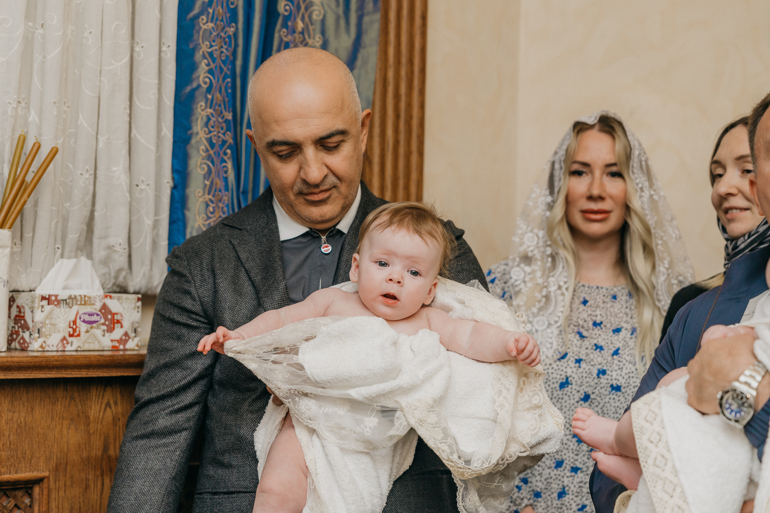 Крещение Марка и Майи. Фотограф Никита Комаров