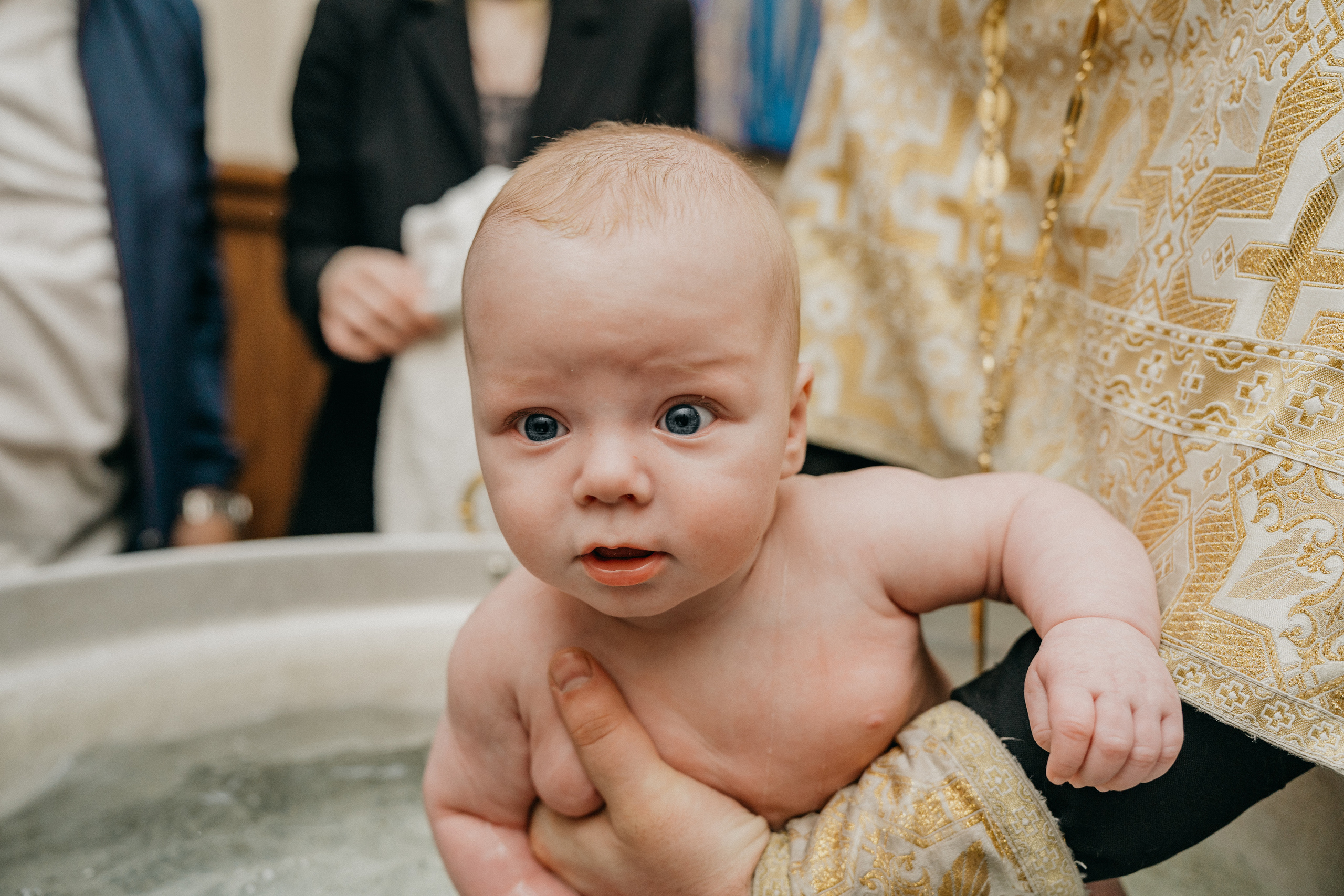 Крещение Марка и Майи. Фотограф Никита Комаров