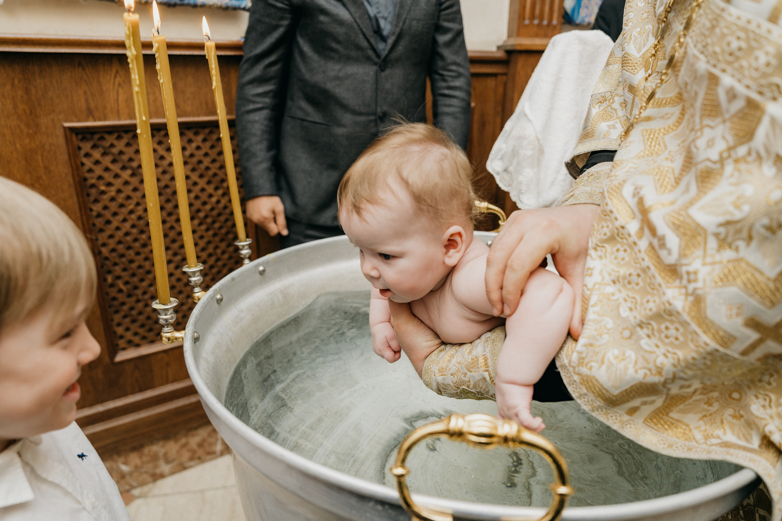 Крещение Марка и Майи. Фотограф Никита Комаров