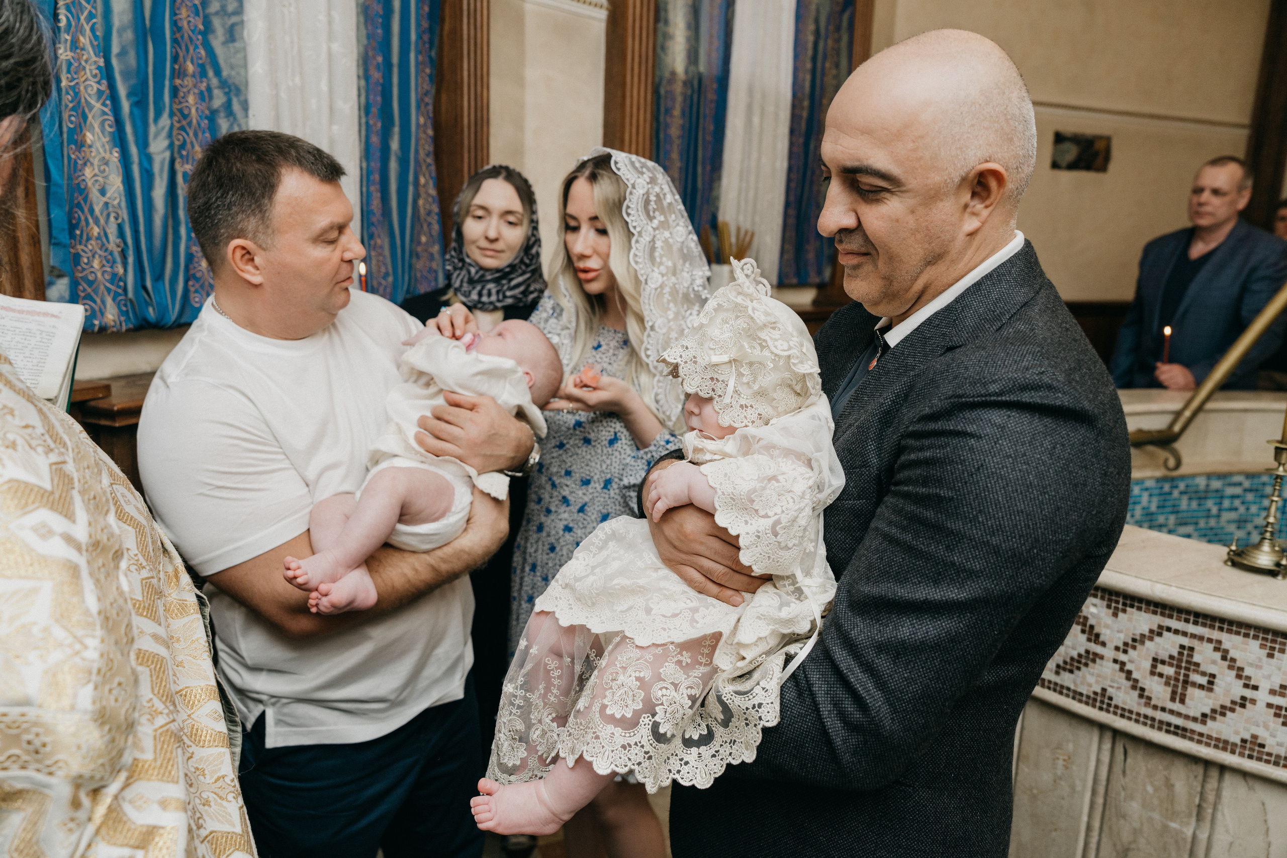 Крещение Марка и Майи. Фотограф Никита Комаров