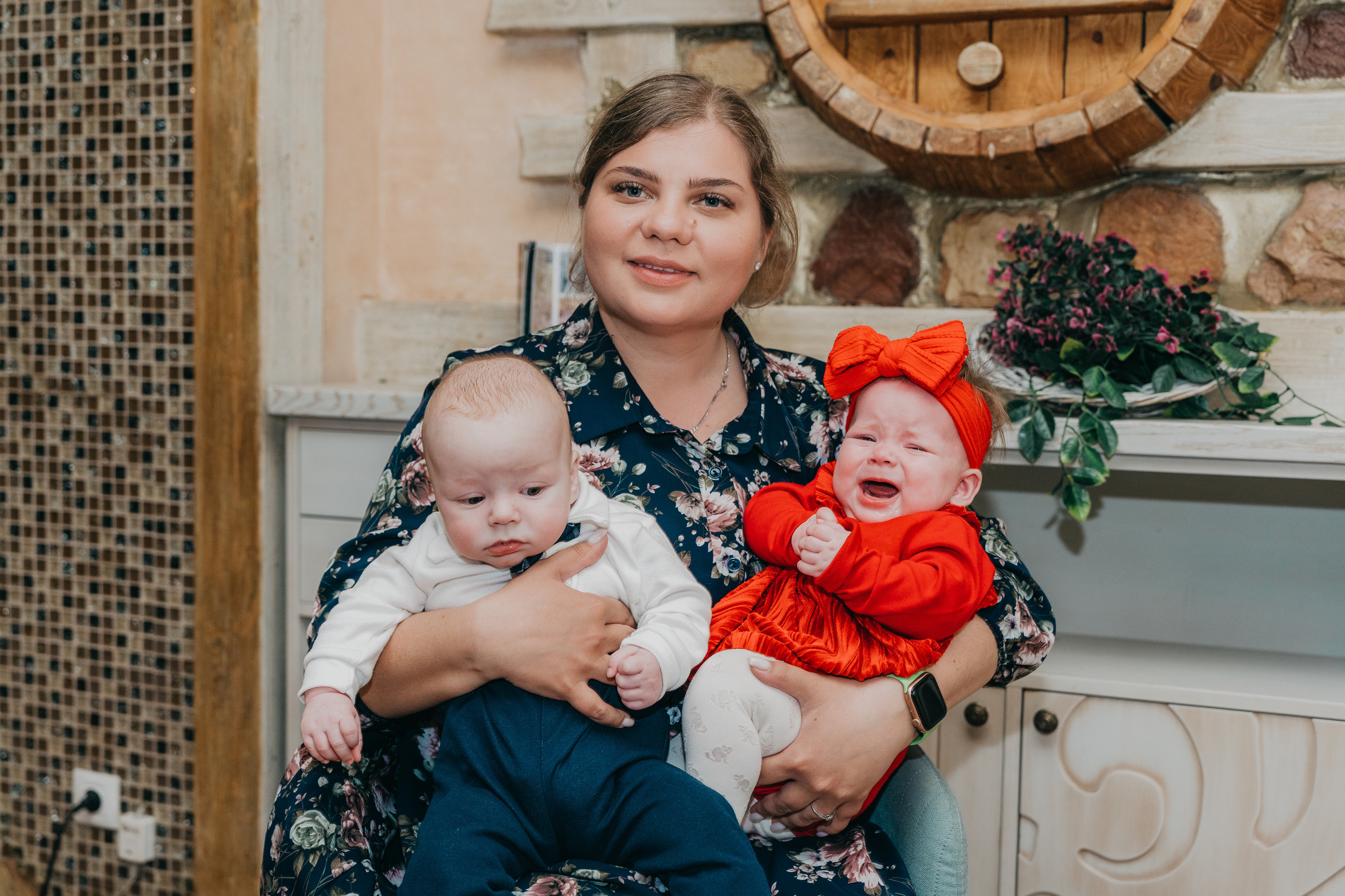 Крещение Марка и Майи. Фотограф Никита Комаров