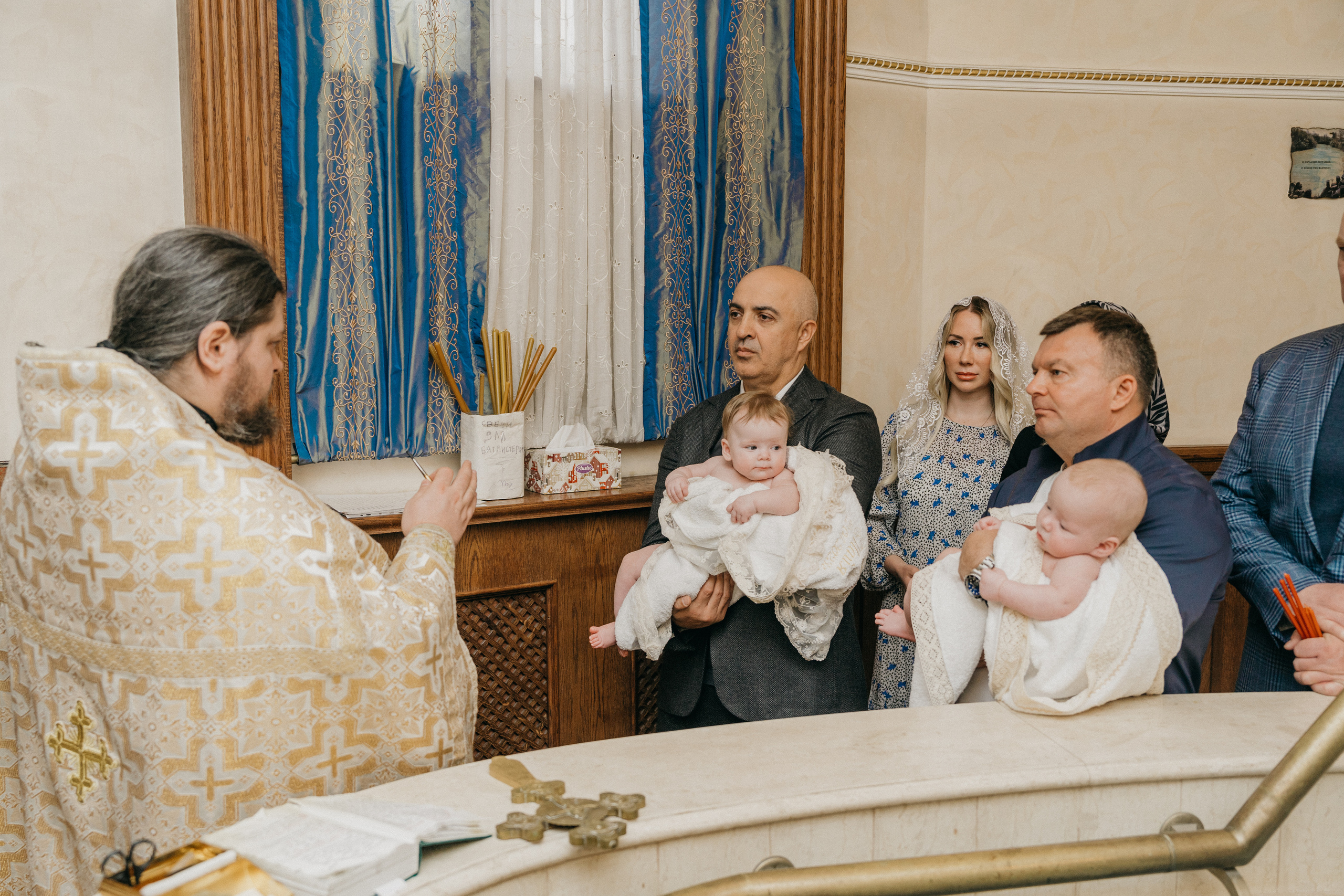 Крещение Марка и Майи. Фотограф Никита Комаров