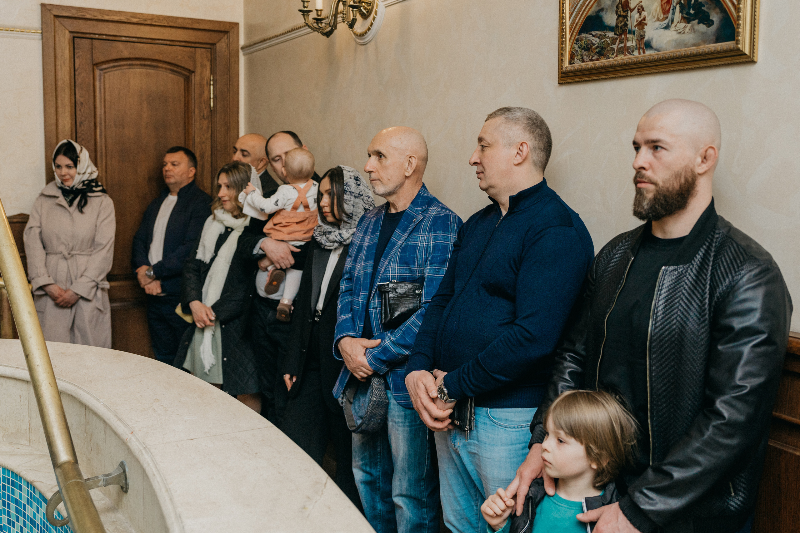 Крещение Марка и Майи. Фотограф Никита Комаров