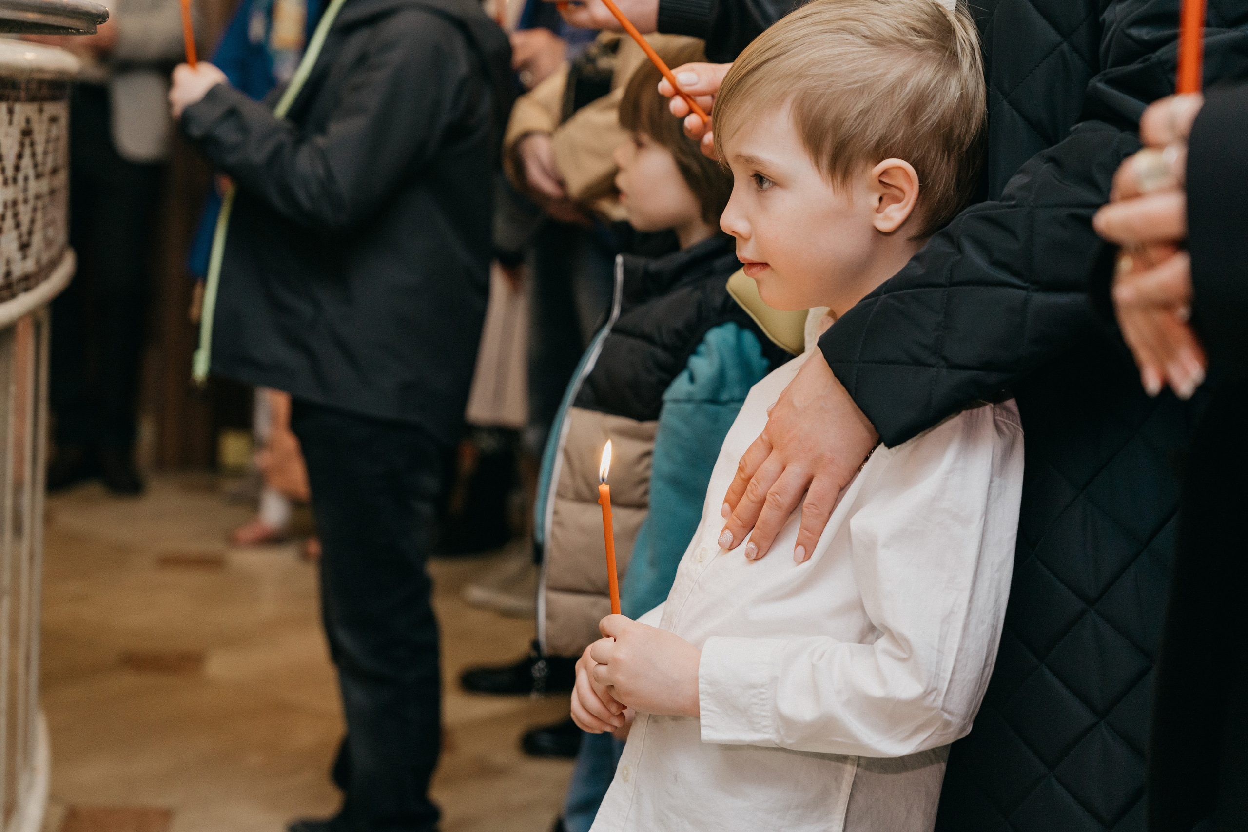 Крещение Марка и Майи. Фотограф Никита Комаров