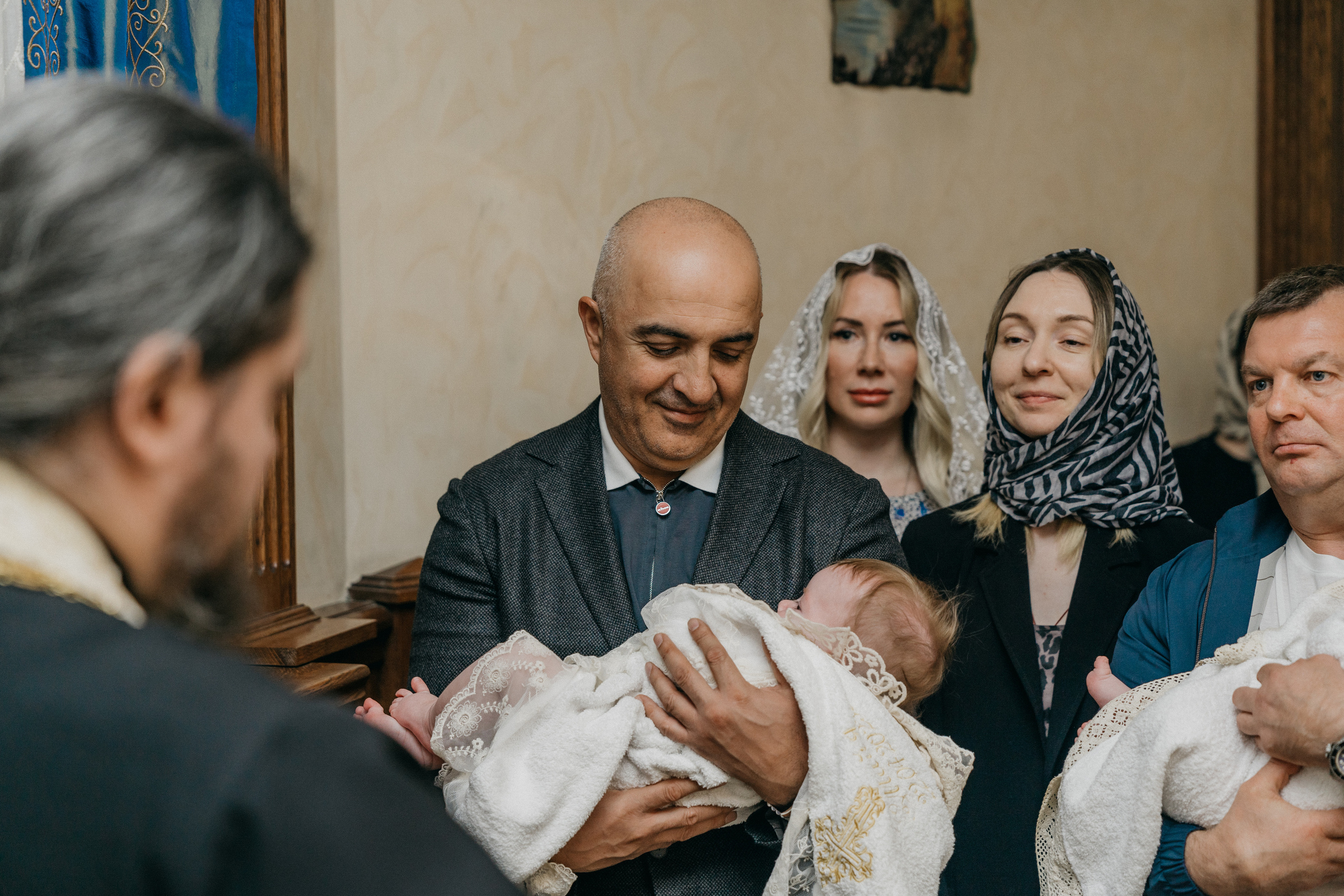 Крещение Марка и Майи. Фотограф Никита Комаров