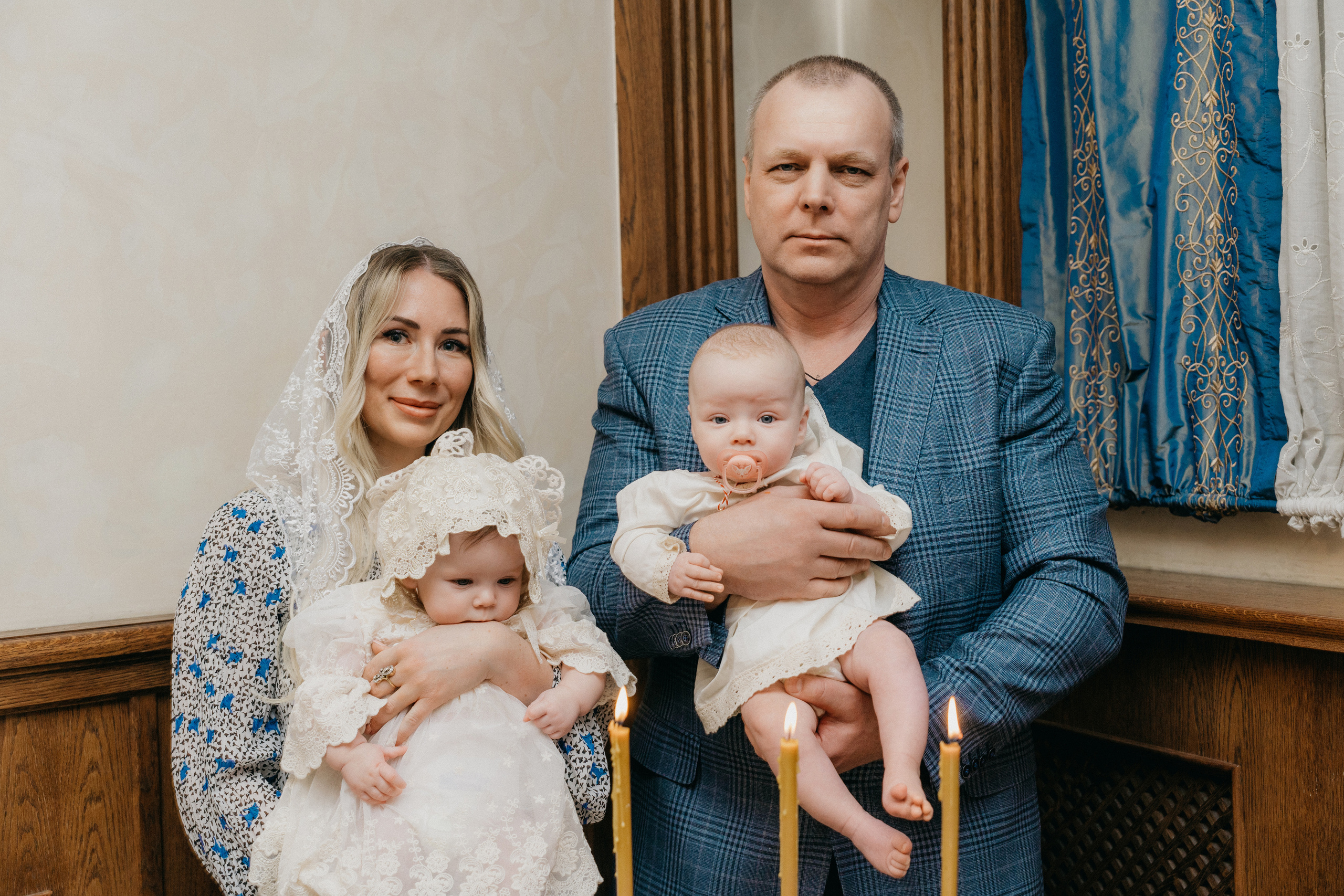 Крещение Марка и Майи. Фотограф Никита Комаров