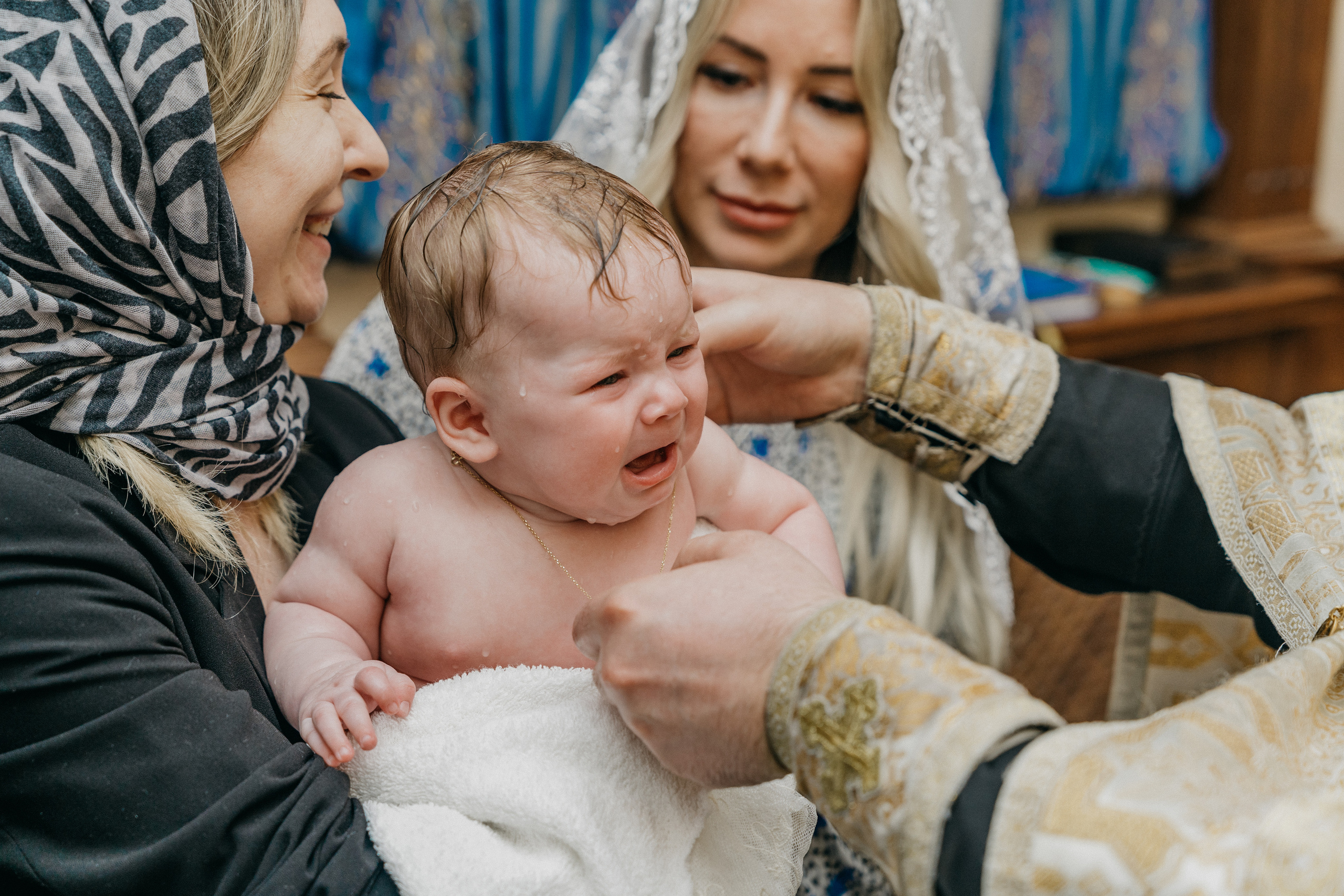 Крещение Марка и Майи. Фотограф Никита Комаров