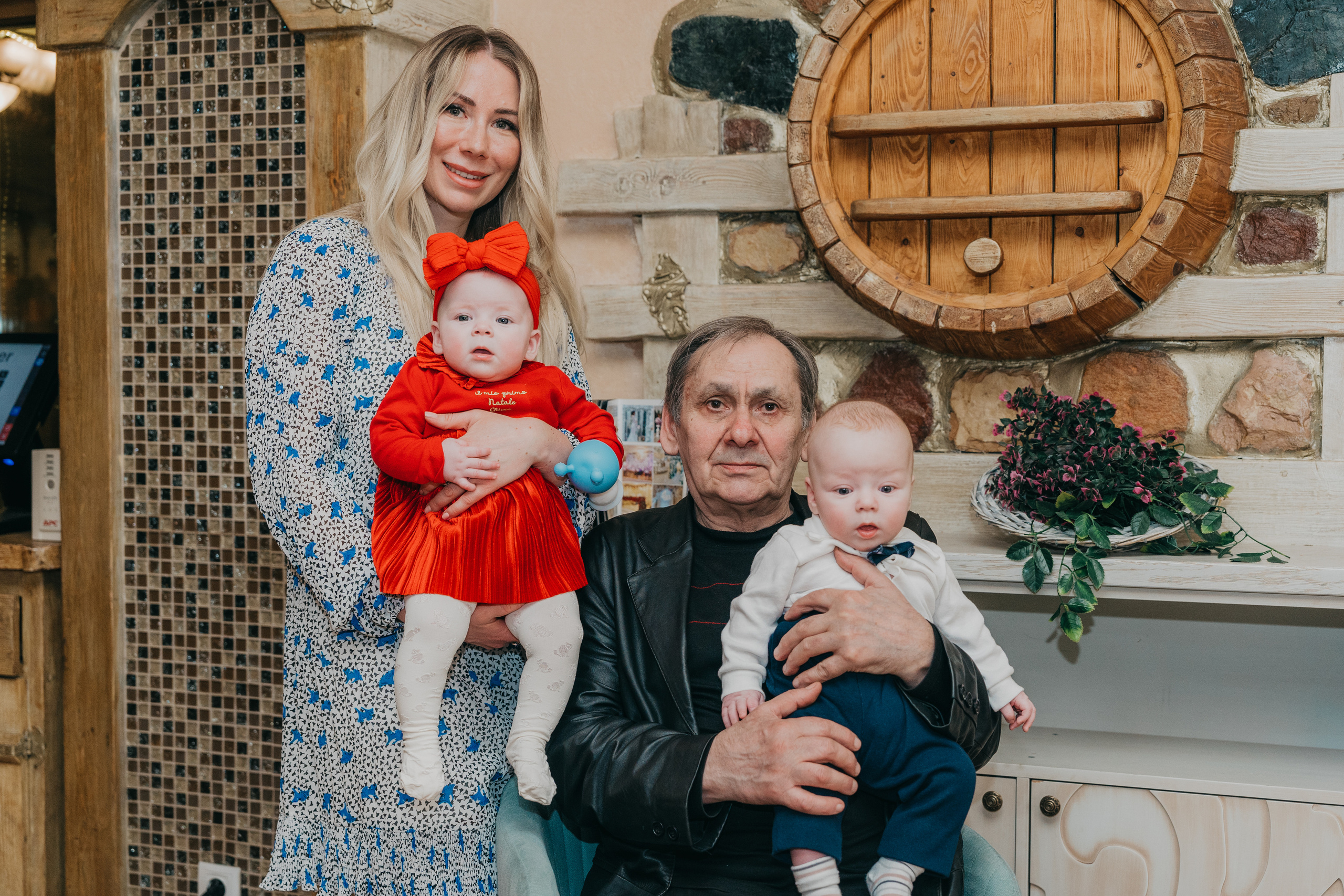 Крещение Марка и Майи. Фотограф Никита Комаров