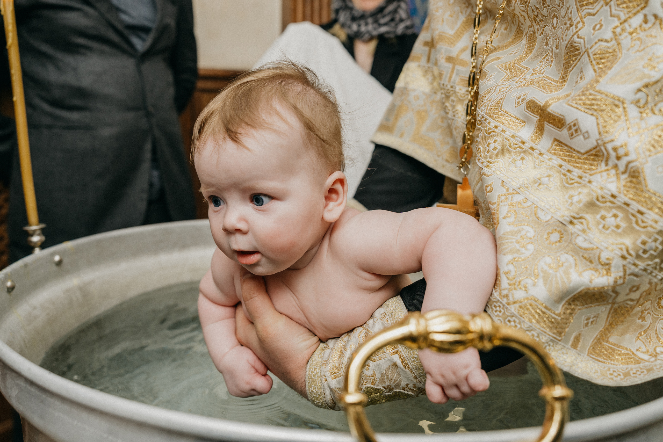 Крещение Марка и Майи. Фотограф Никита Комаров