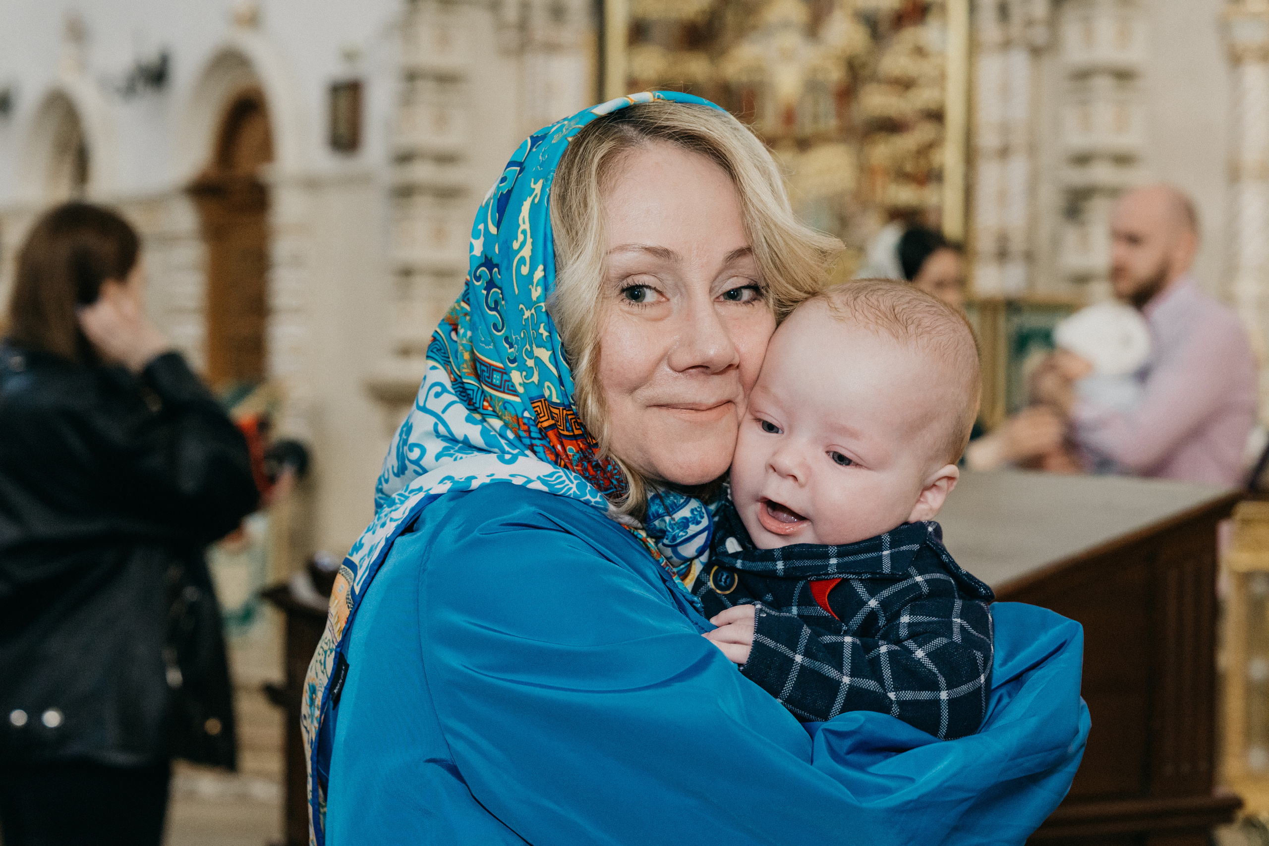 Крещение Марка и Майи. Фотограф Никита Комаров