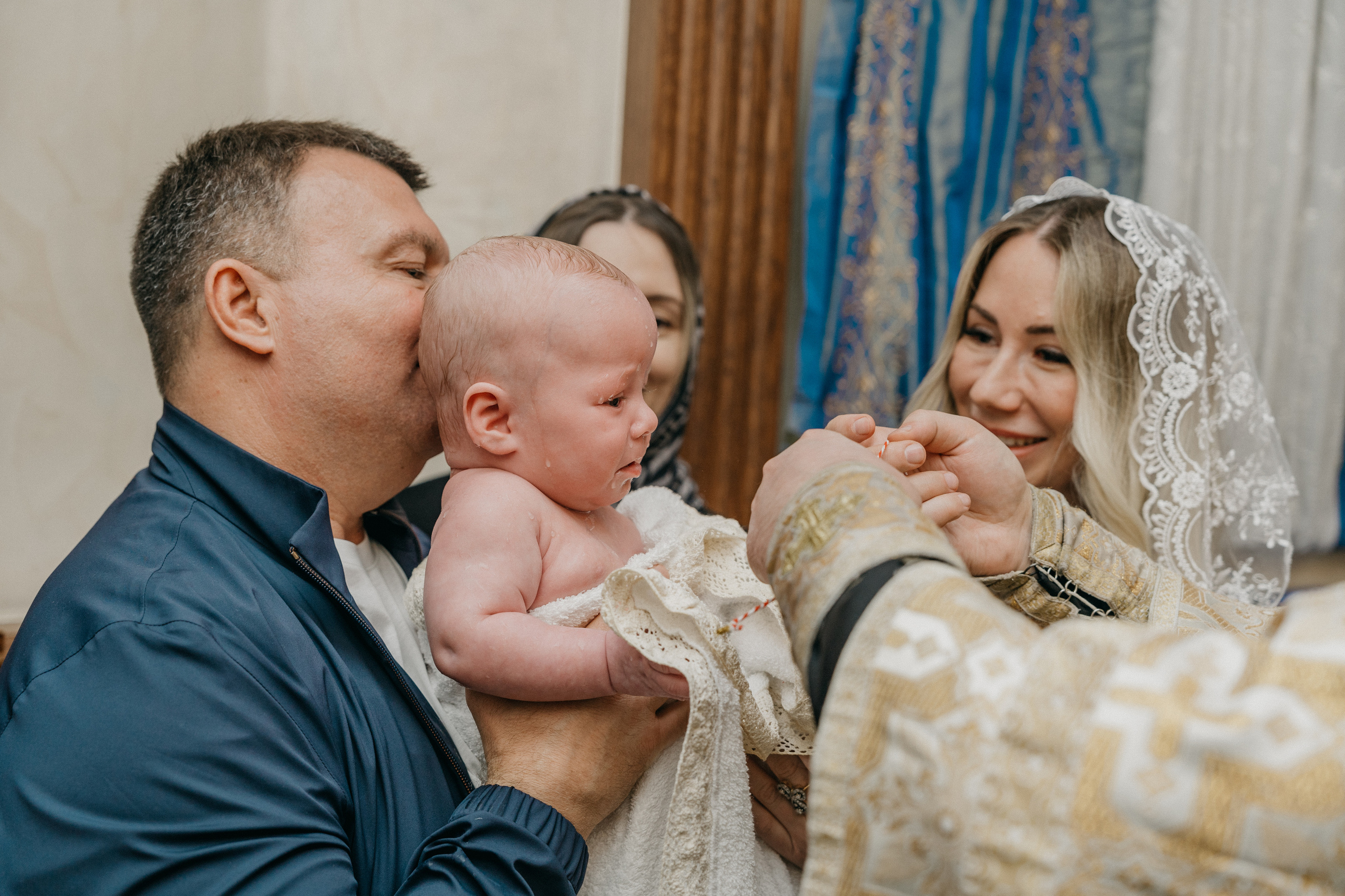 Крещение Марка и Майи. Фотограф Никита Комаров