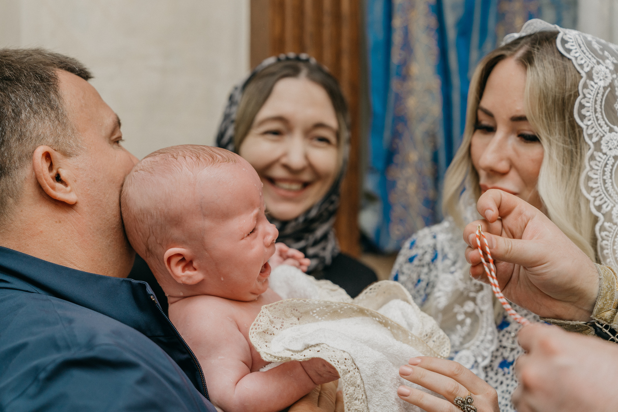 Крещение Марка и Майи. Фотограф Никита Комаров