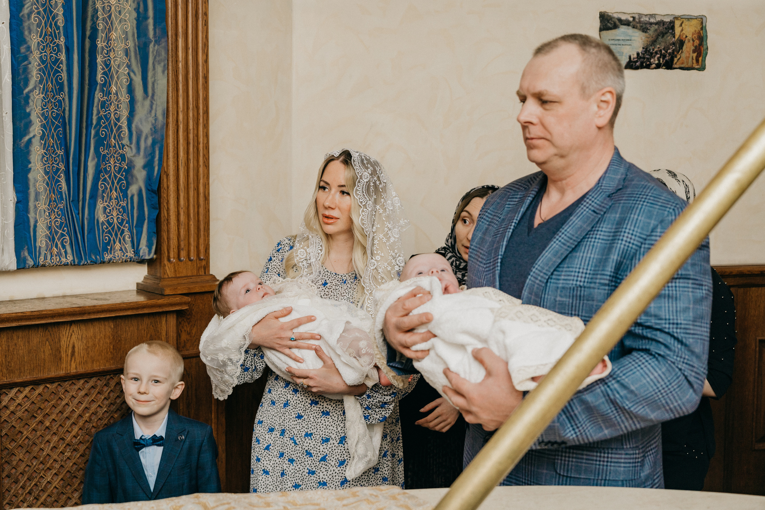 Крещение Марка и Майи. Фотограф Никита Комаров