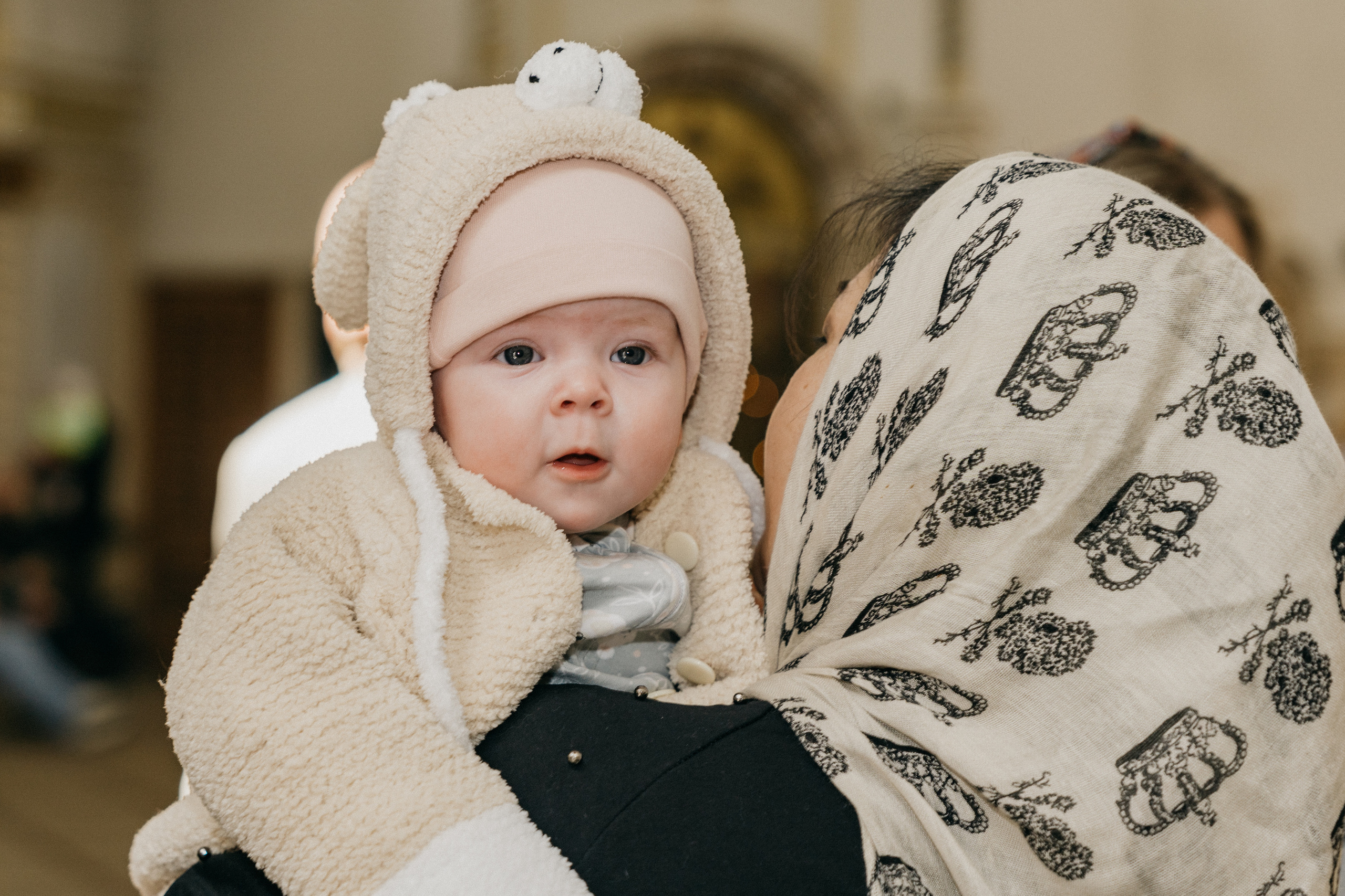 Крещение Марка и Майи. Фотограф Никита Комаров