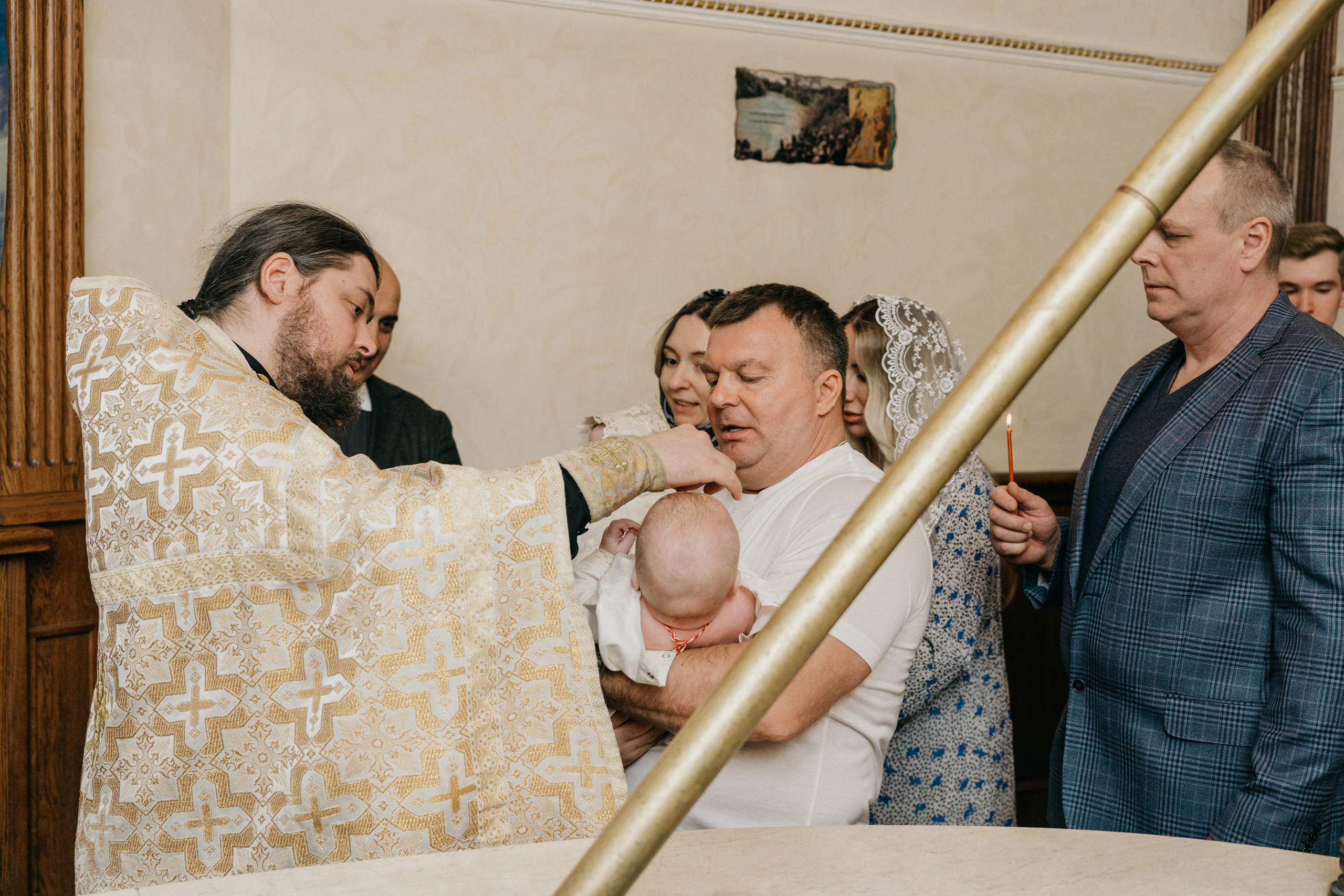 Крещение Марка и Майи. Фотограф Никита Комаров