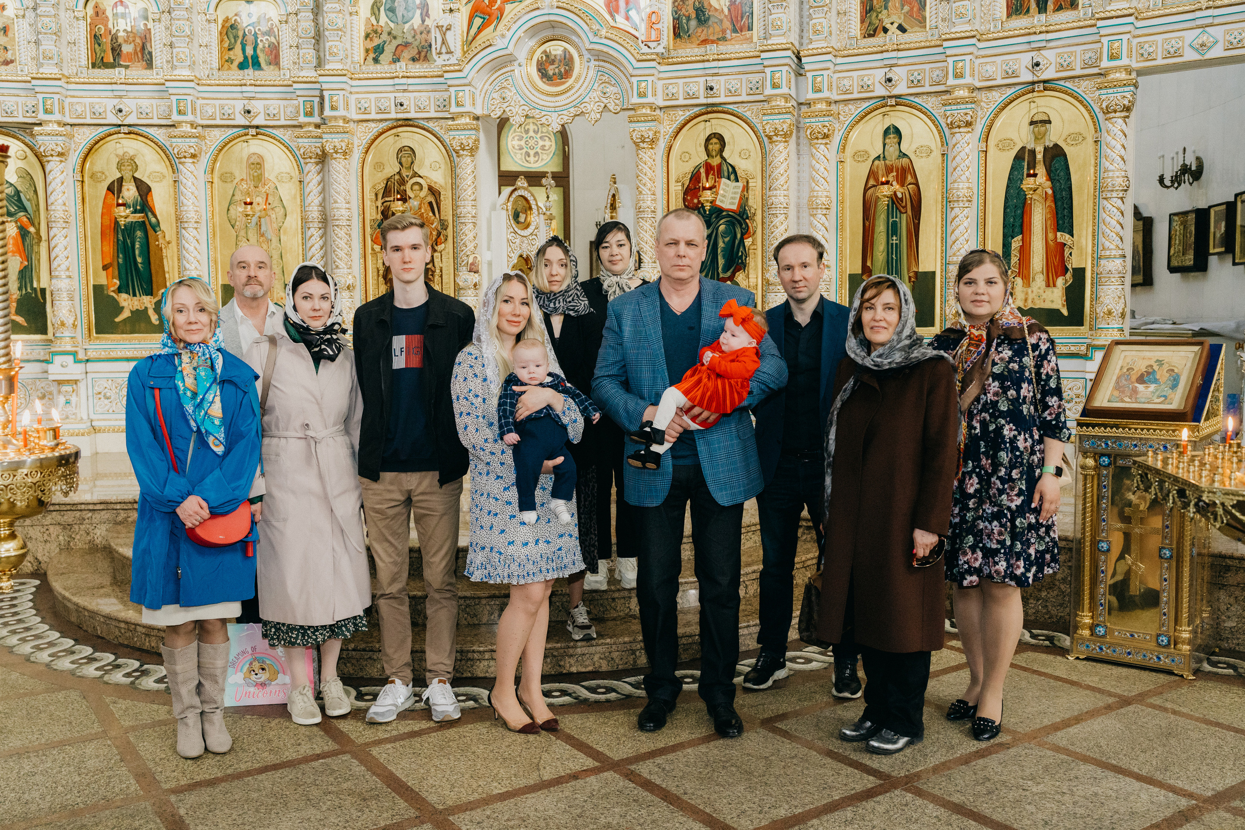 Крещение Марка и Майи. Фотограф Никита Комаров