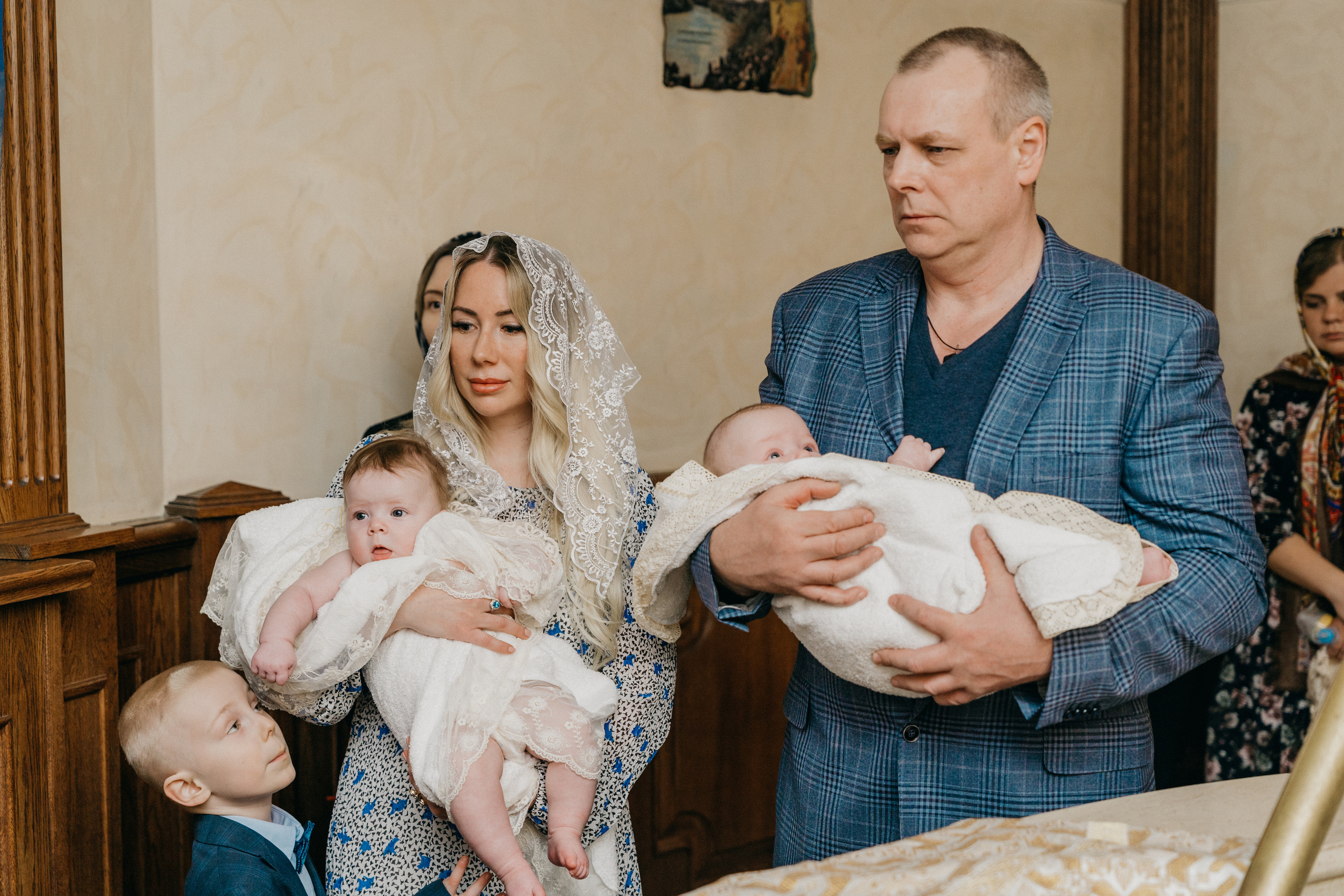 Крещение Марка и Майи. Фотограф Никита Комаров