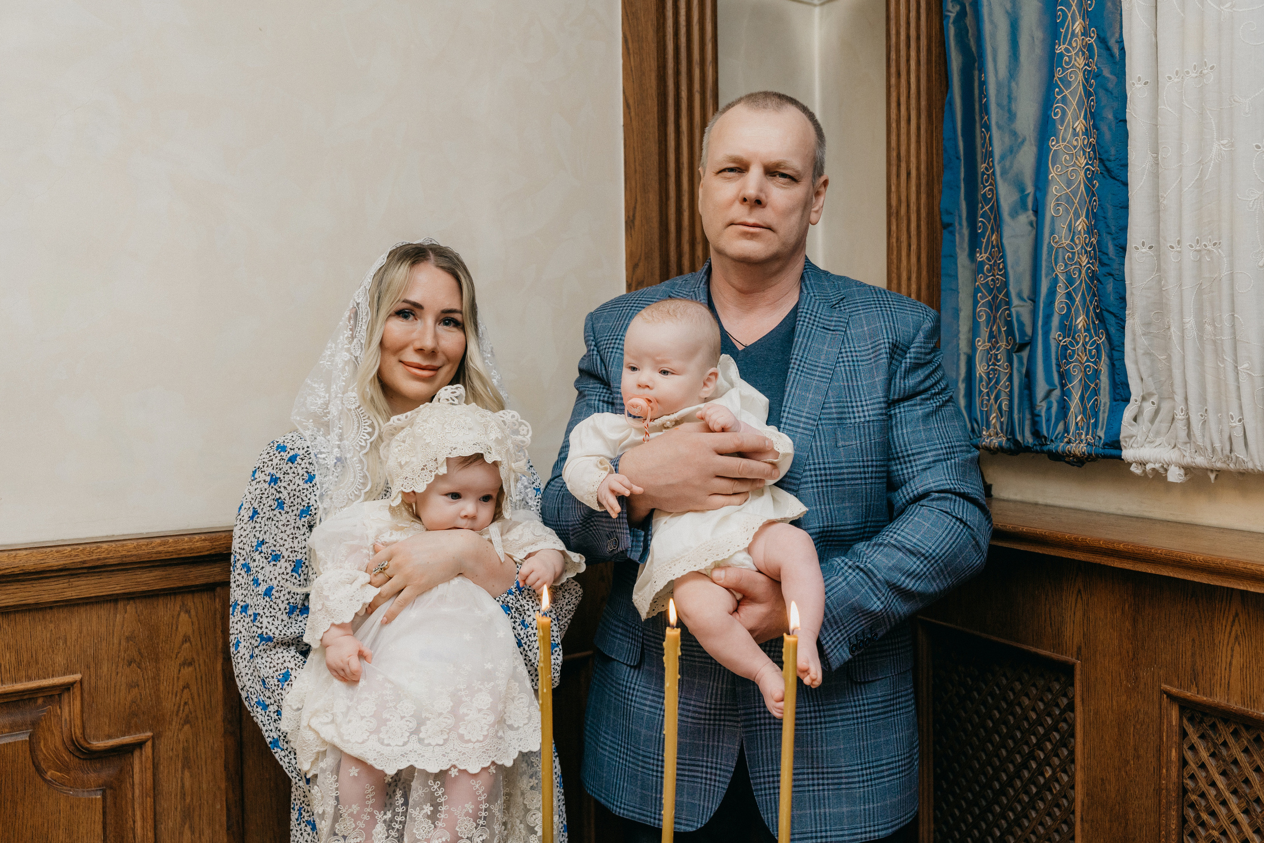 Крещение Марка и Майи. Фотограф Никита Комаров