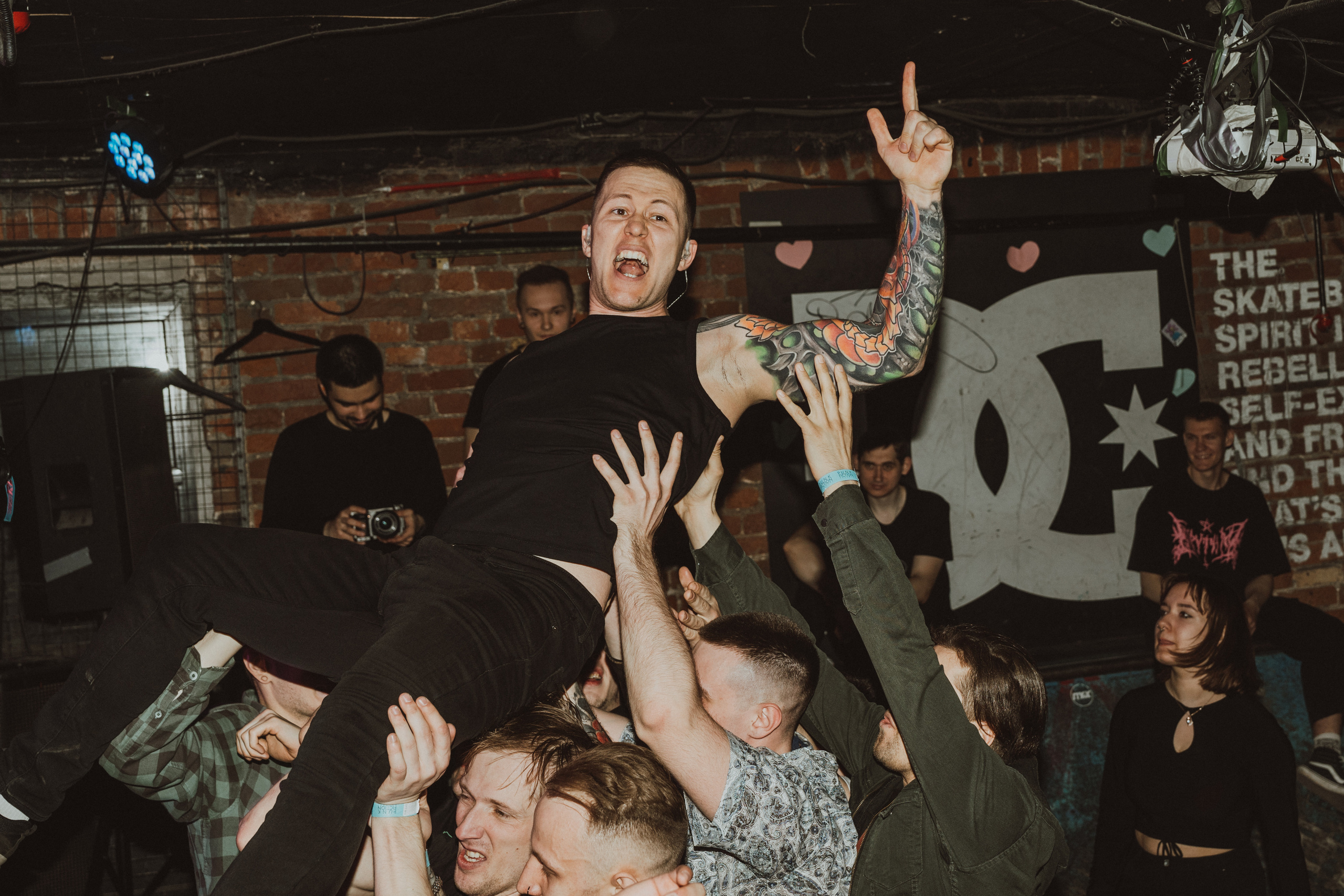 SADNESS OF GAIA live at PUNK FICTION 2023. Фотограф Никита Комаров