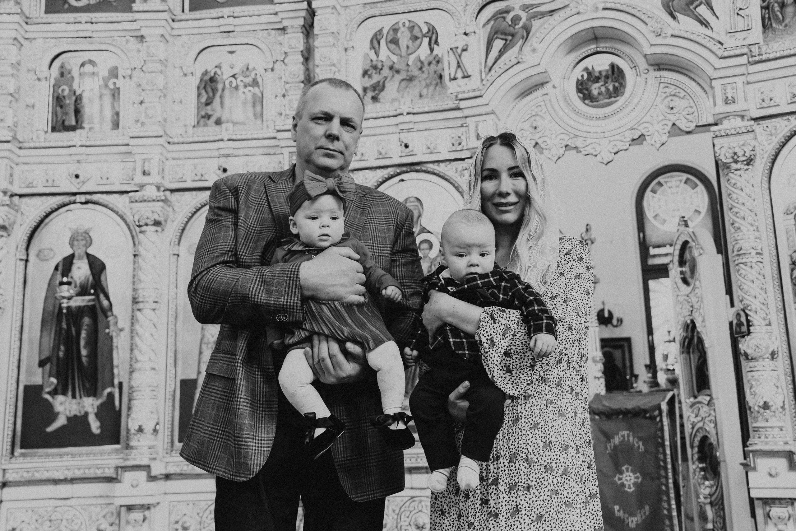 Крещение Марка и Майи. Фотограф Никита Комаров