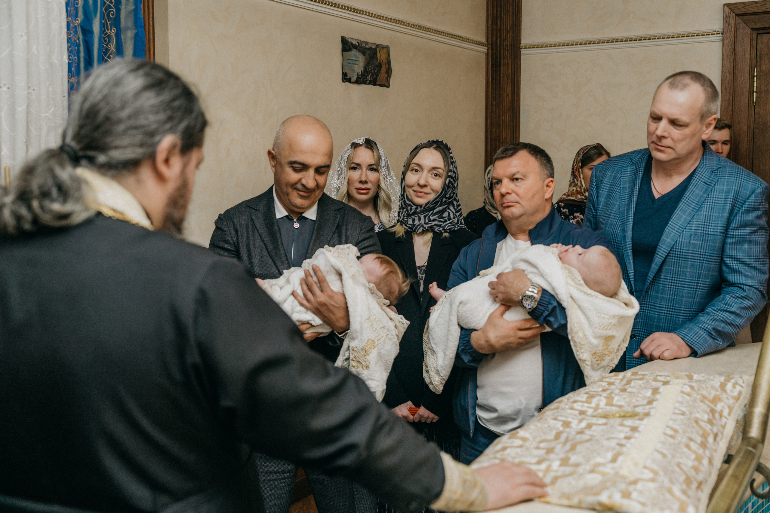 Крещение Марка и Майи. Фотограф Никита Комаров