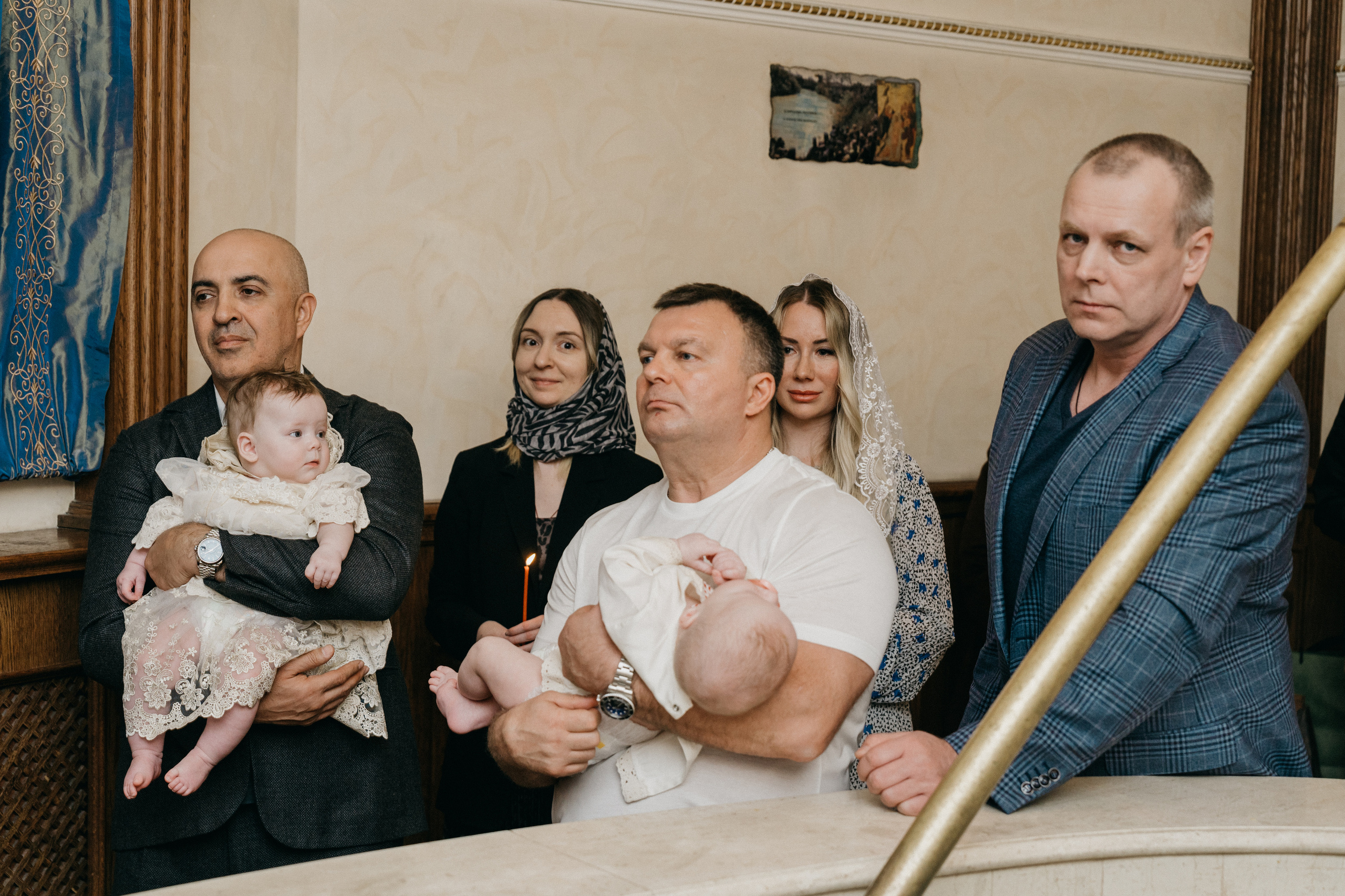 Крещение Марка и Майи. Фотограф Никита Комаров