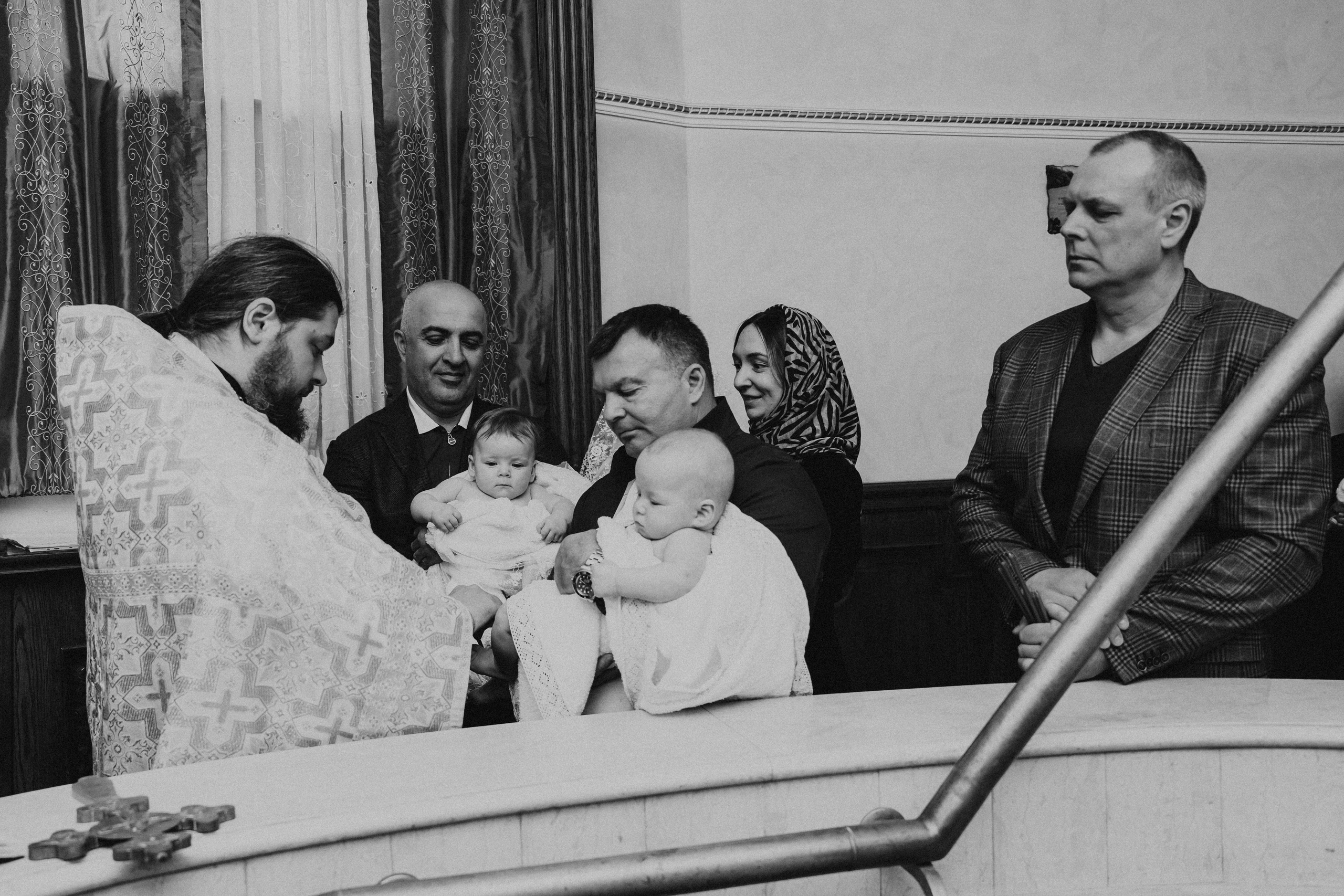 Крещение Марка и Майи. Фотограф Никита Комаров