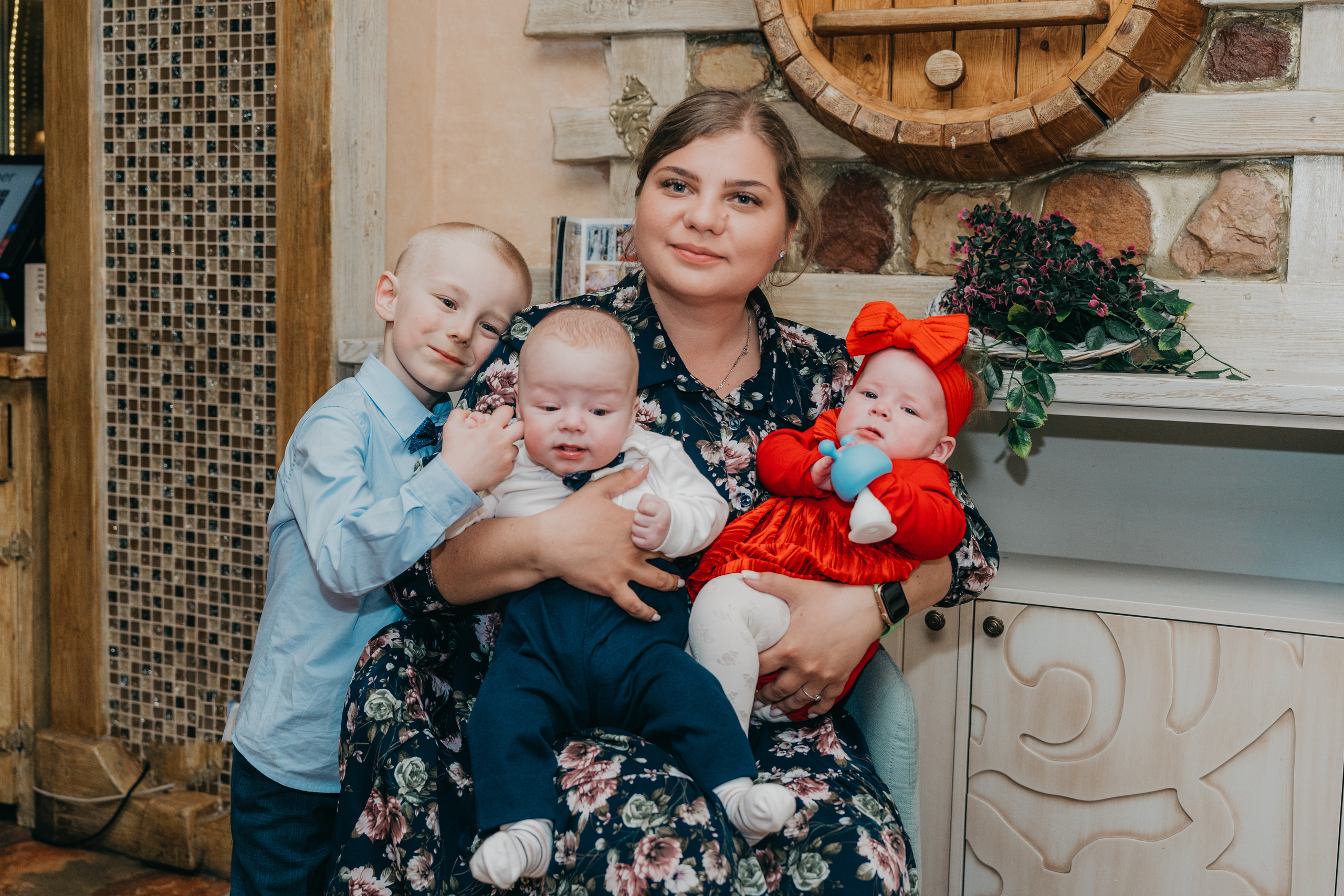 Крещение Марка и Майи. Фотограф Никита Комаров