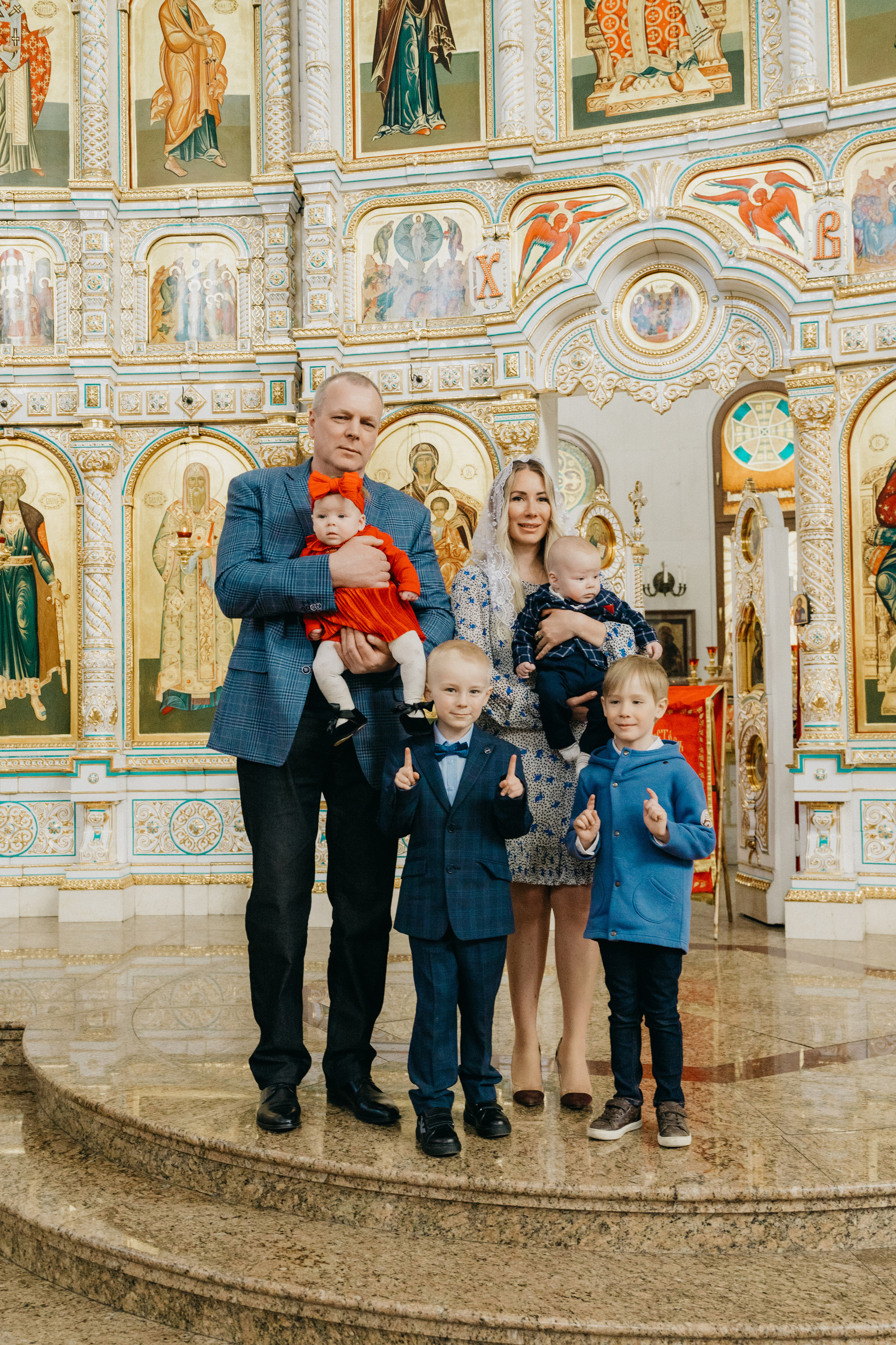 Крещение Марка и Майи. Фотограф Никита Комаров