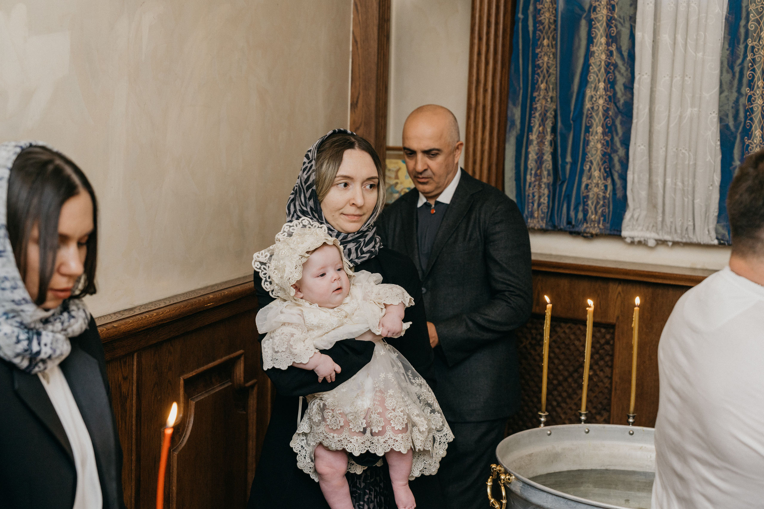 Крещение Марка и Майи. Фотограф Никита Комаров