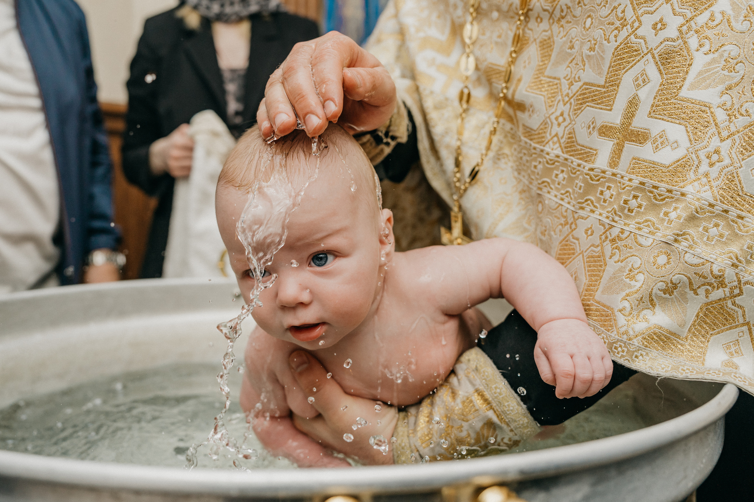 Крещение Марка и Майи. Фотограф Никита Комаров
