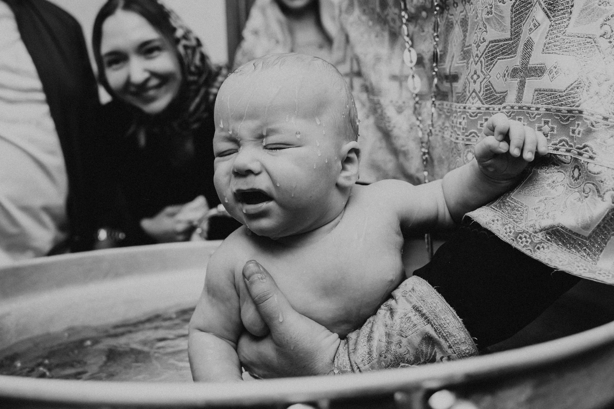 Крещение Марка и Майи. Фотограф Никита Комаров