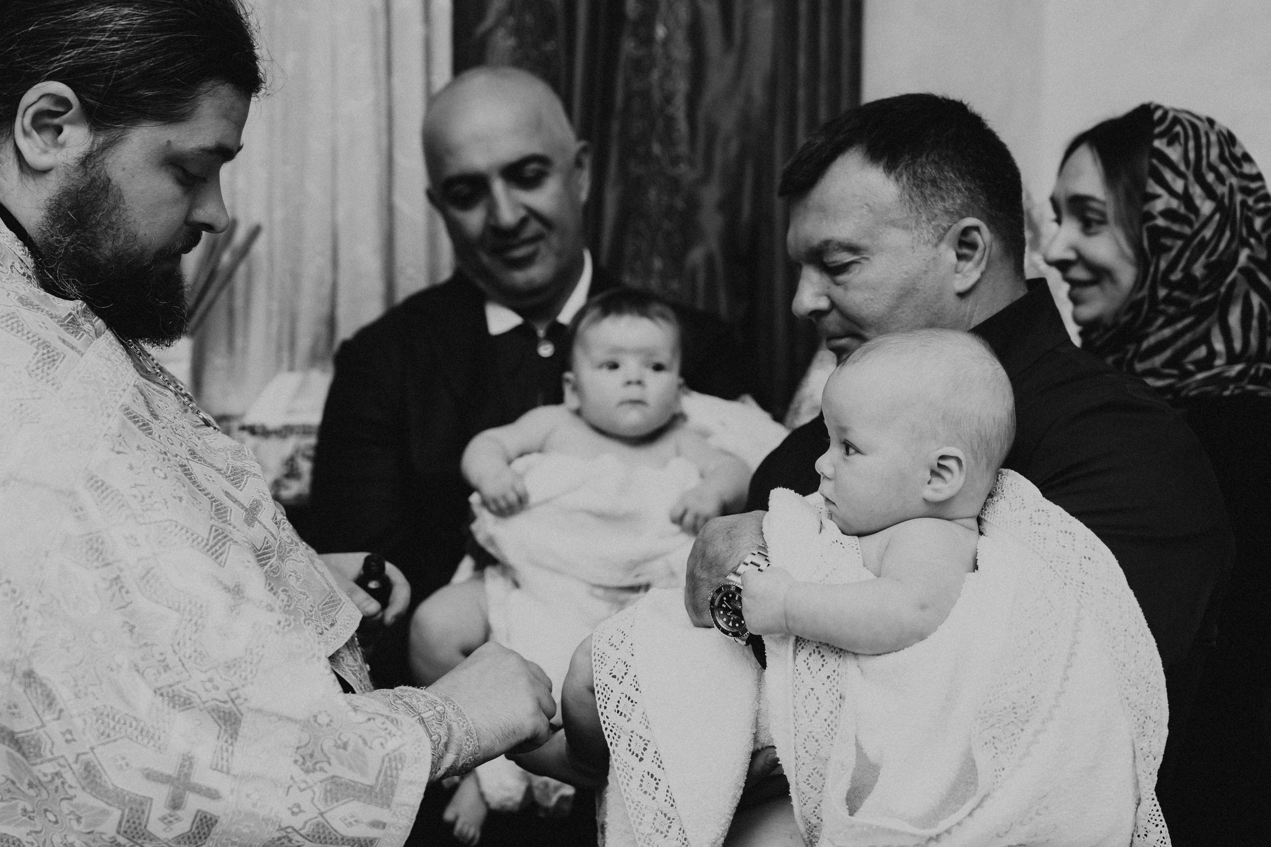 Крещение Марка и Майи. Фотограф Никита Комаров