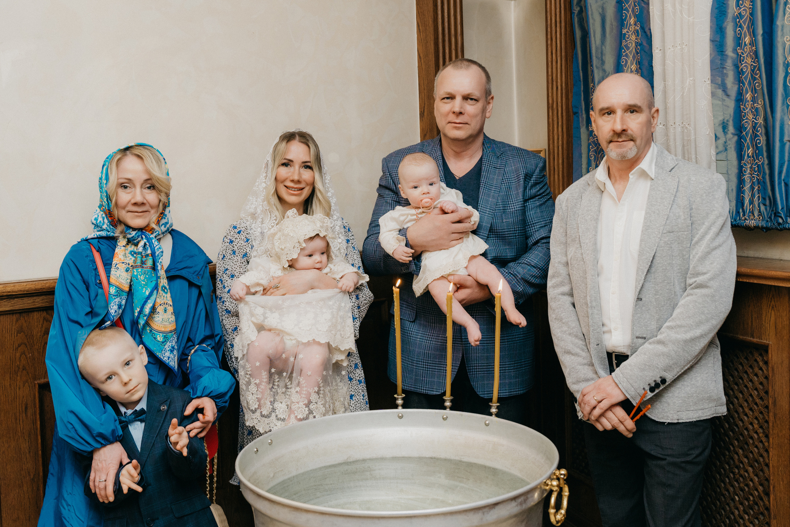 Крещение Марка и Майи. Фотограф Никита Комаров