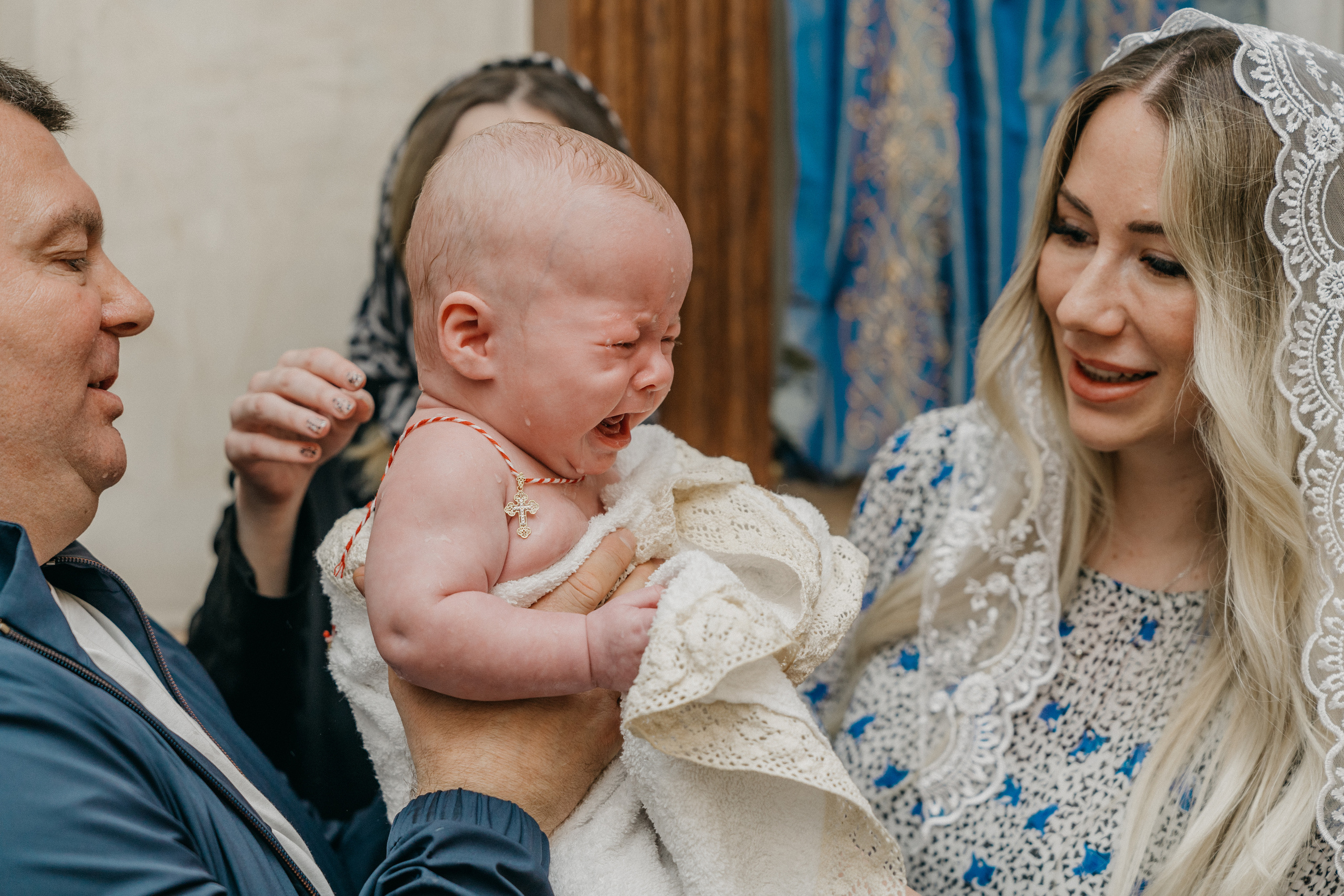 Крещение Марка и Майи. Фотограф Никита Комаров