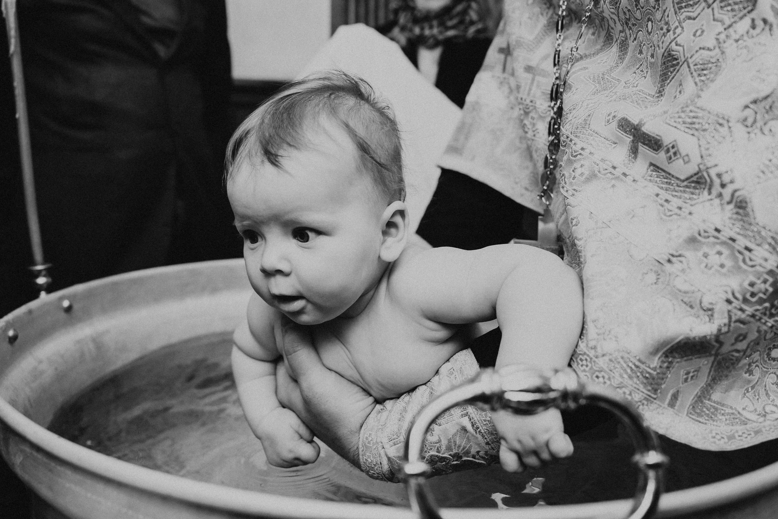 Крещение Марка и Майи. Фотограф Никита Комаров