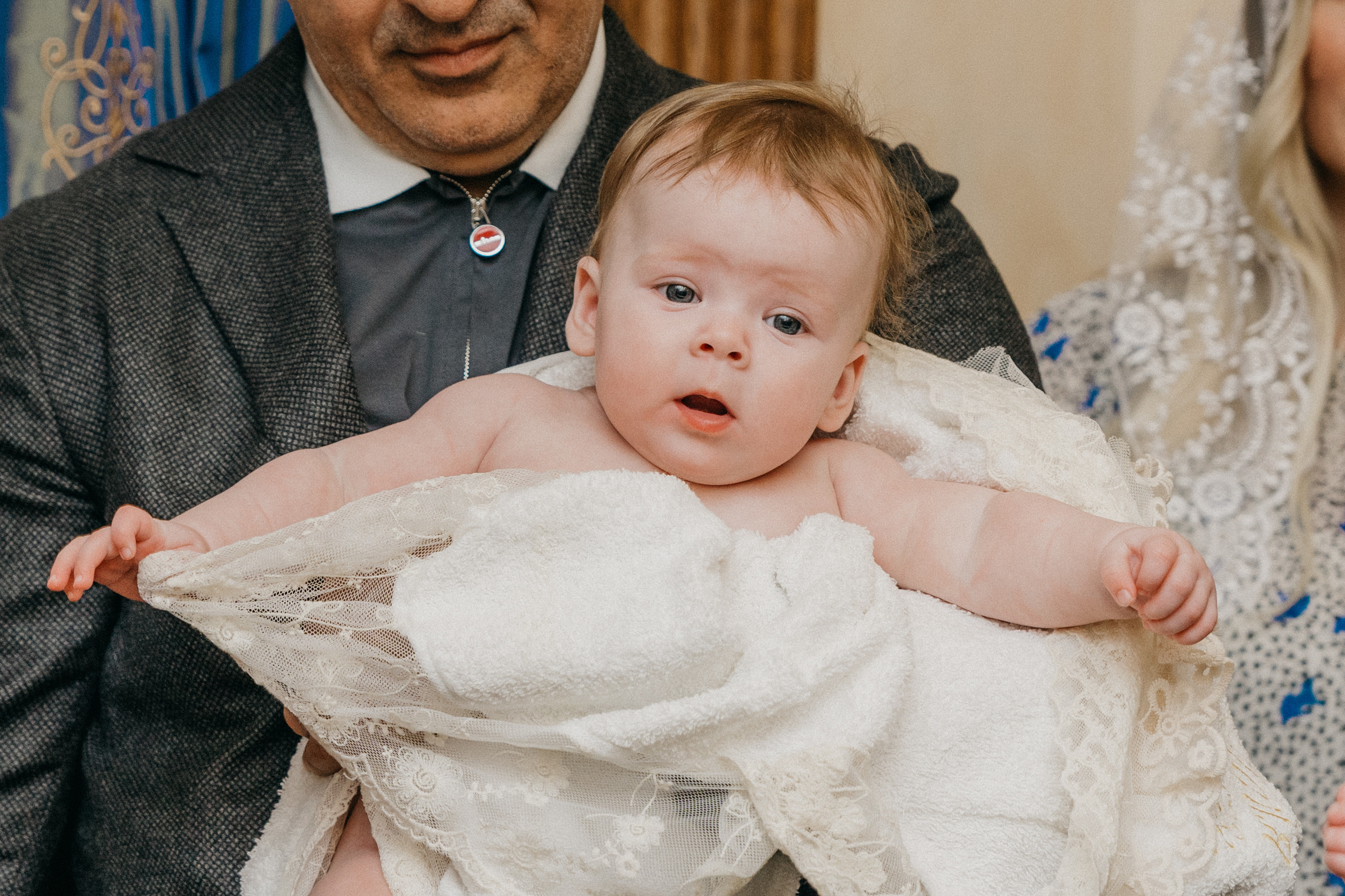 Крещение Марка и Майи. Фотограф Никита Комаров