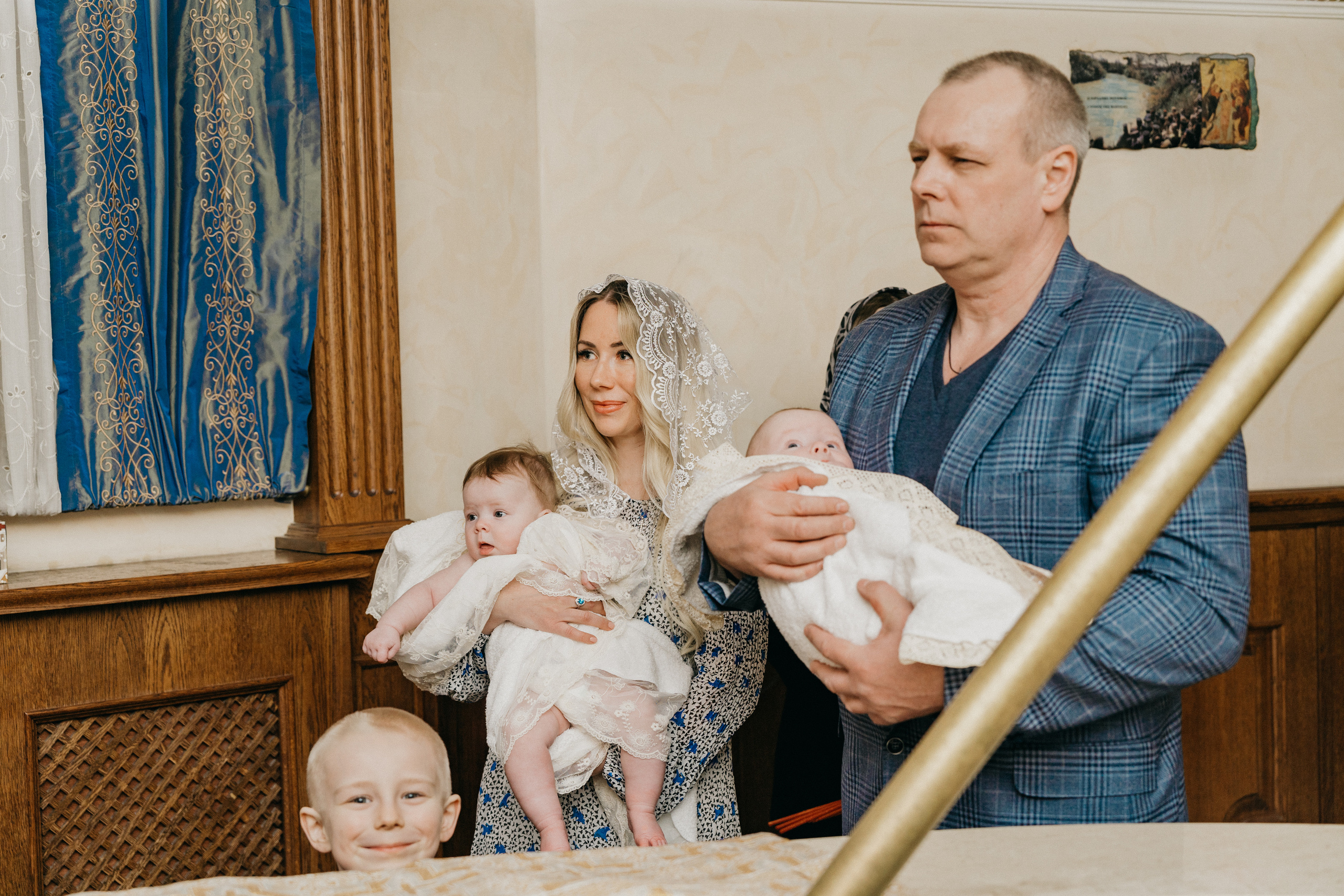 Крещение Марка и Майи. Фотограф Никита Комаров