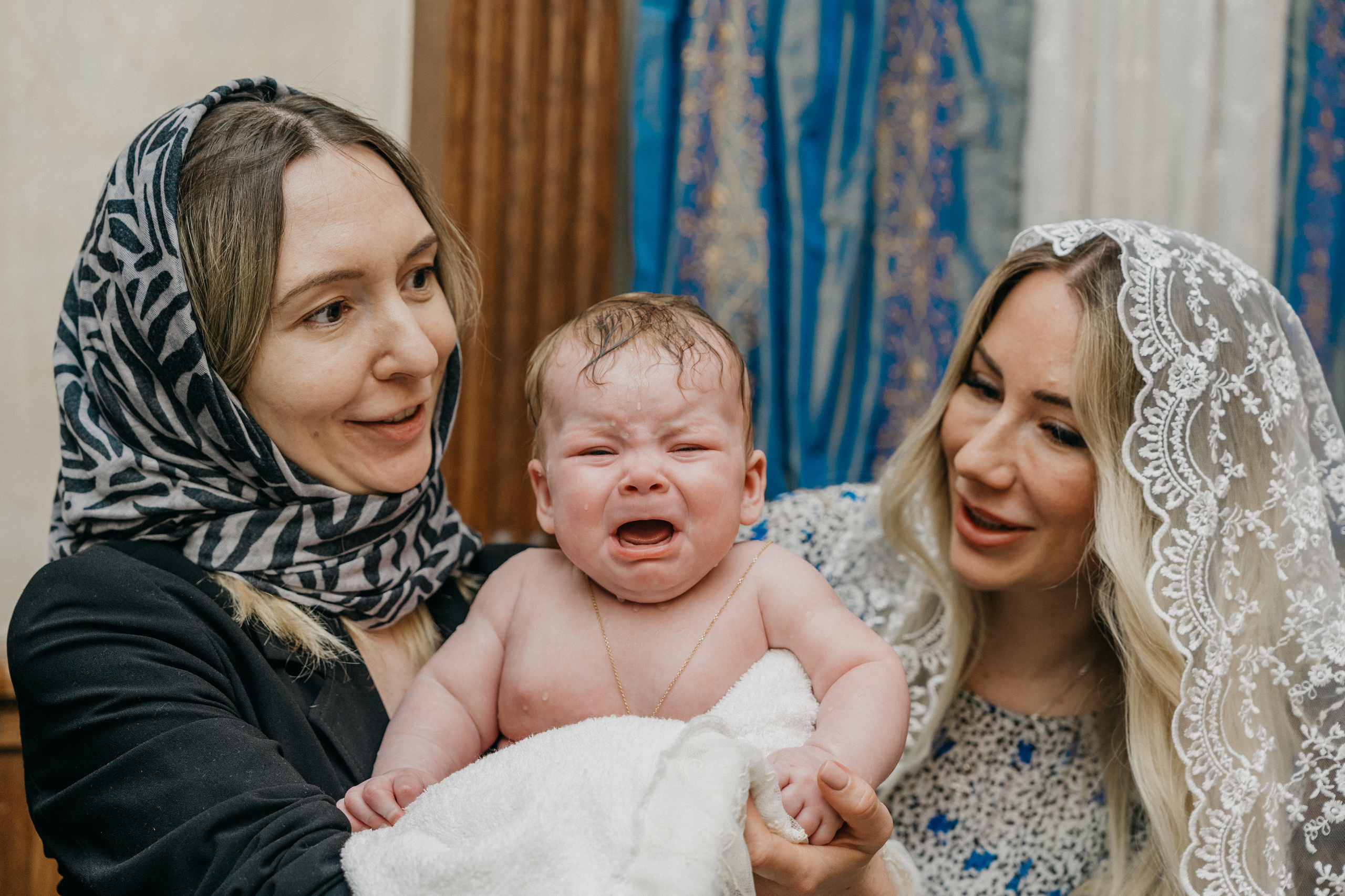 Крещение Марка и Майи. Фотограф Никита Комаров