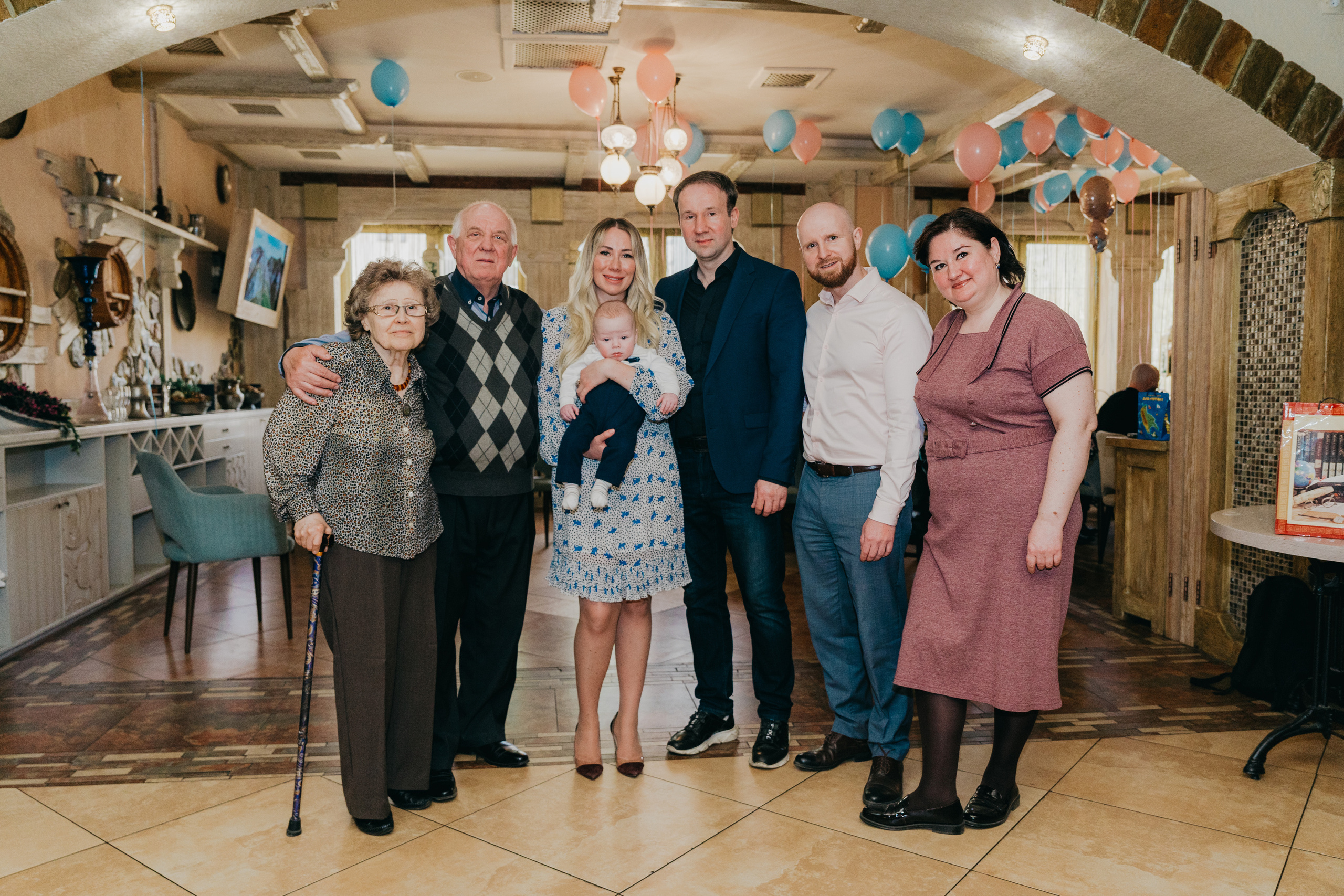 Крещение Марка и Майи. Фотограф Никита Комаров