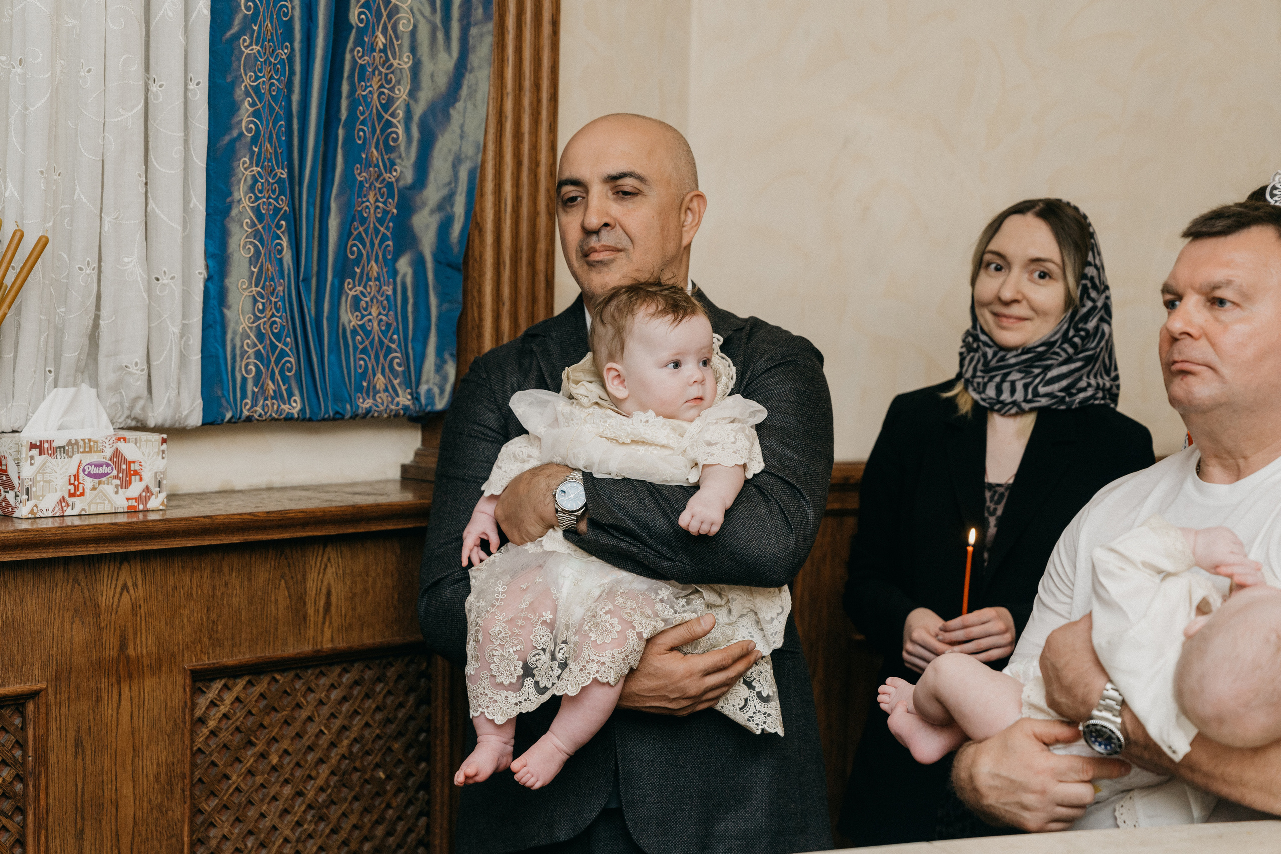 Крещение Марка и Майи. Фотограф Никита Комаров