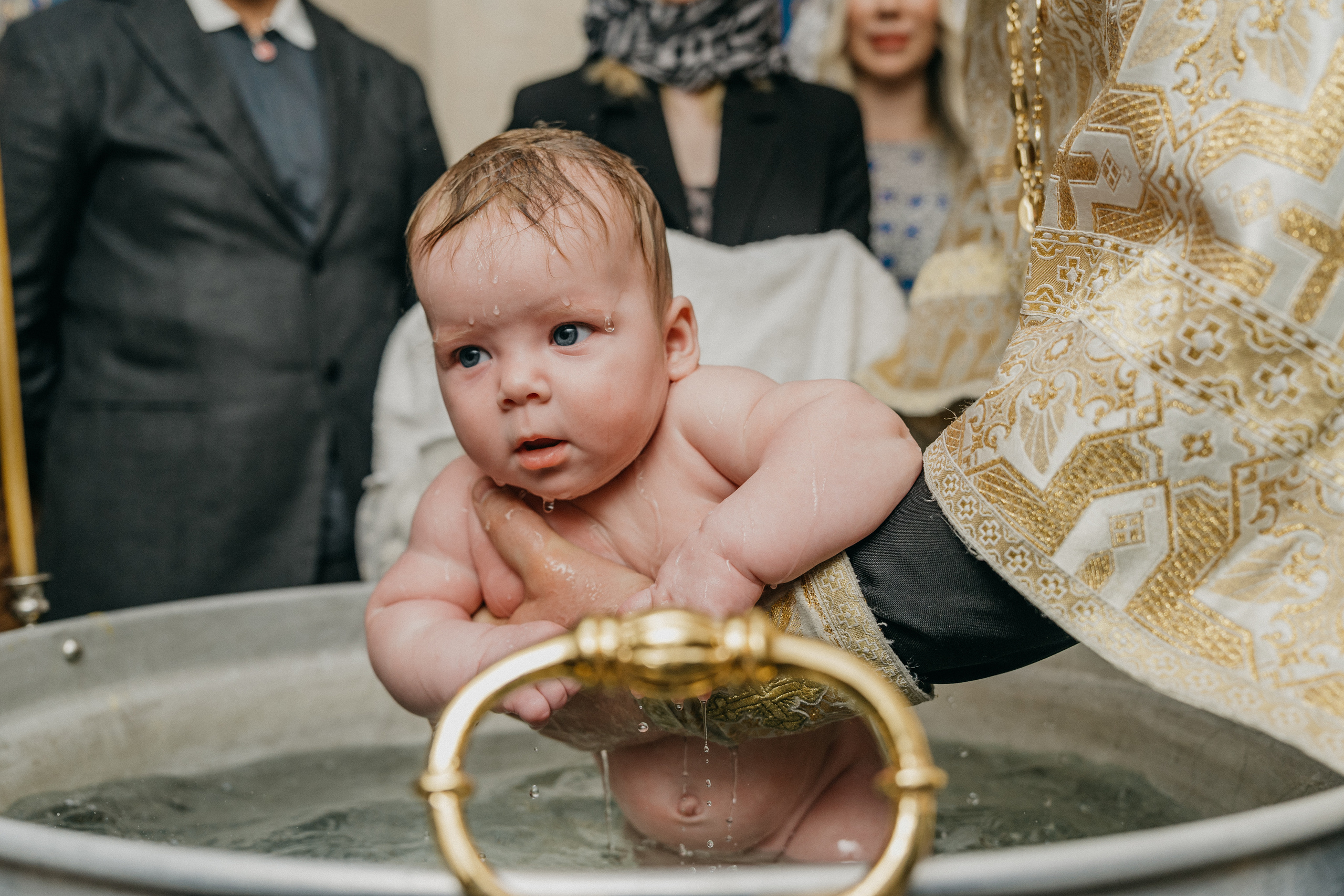 Крещение Марка и Майи. Фотограф Никита Комаров