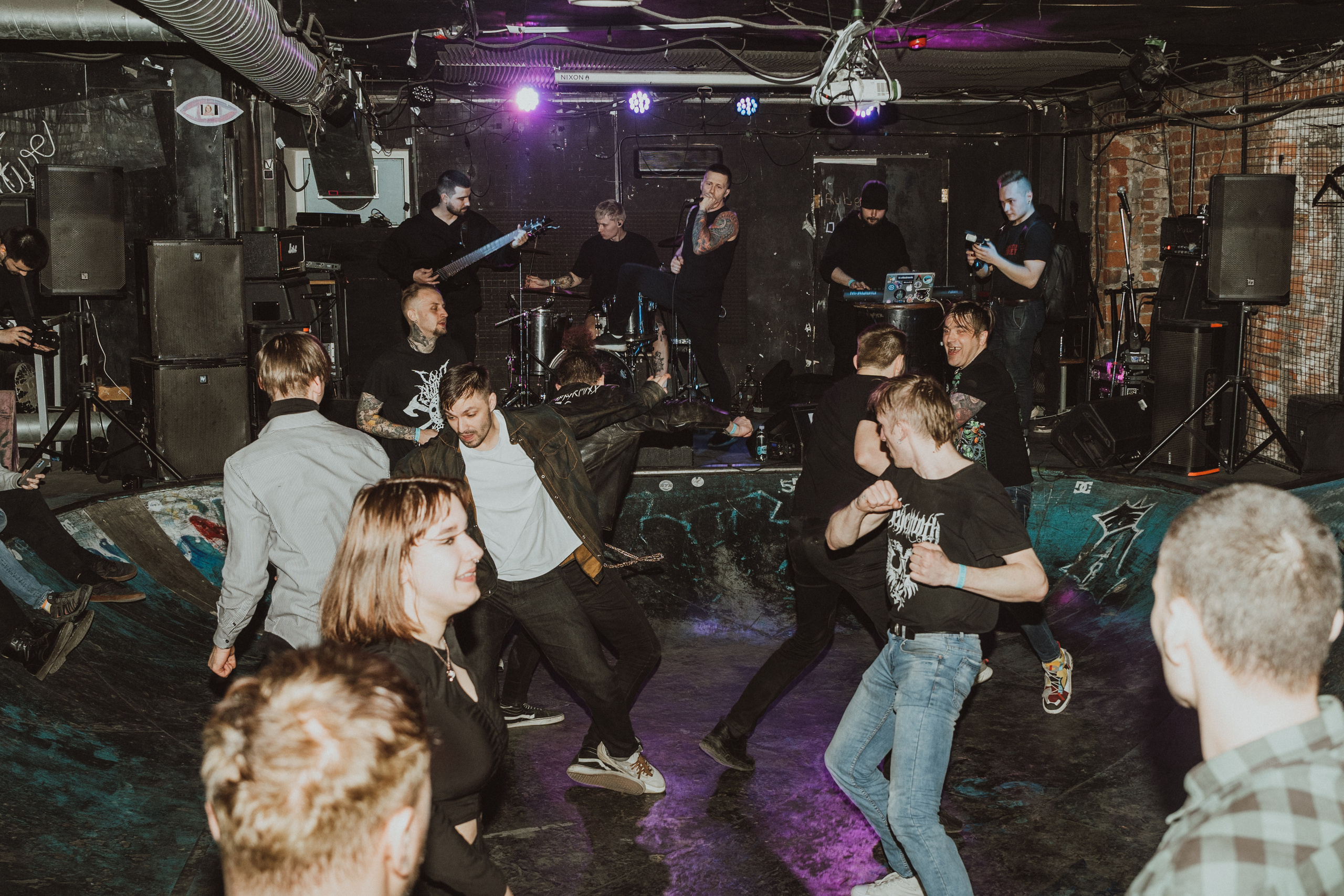 SADNESS OF GAIA live at PUNK FICTION 2023. Фотограф Никита Комаров